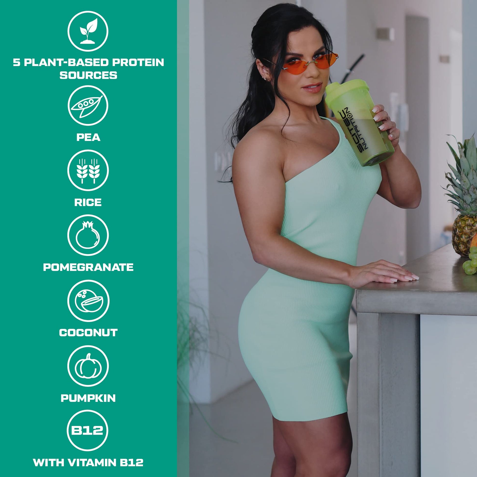 Scitec Nutrition 100% Vegan Protein – 5 Plant-Based Protein Sources – Fortified with Vitamin B12 Scitec Nutrition uk supplements