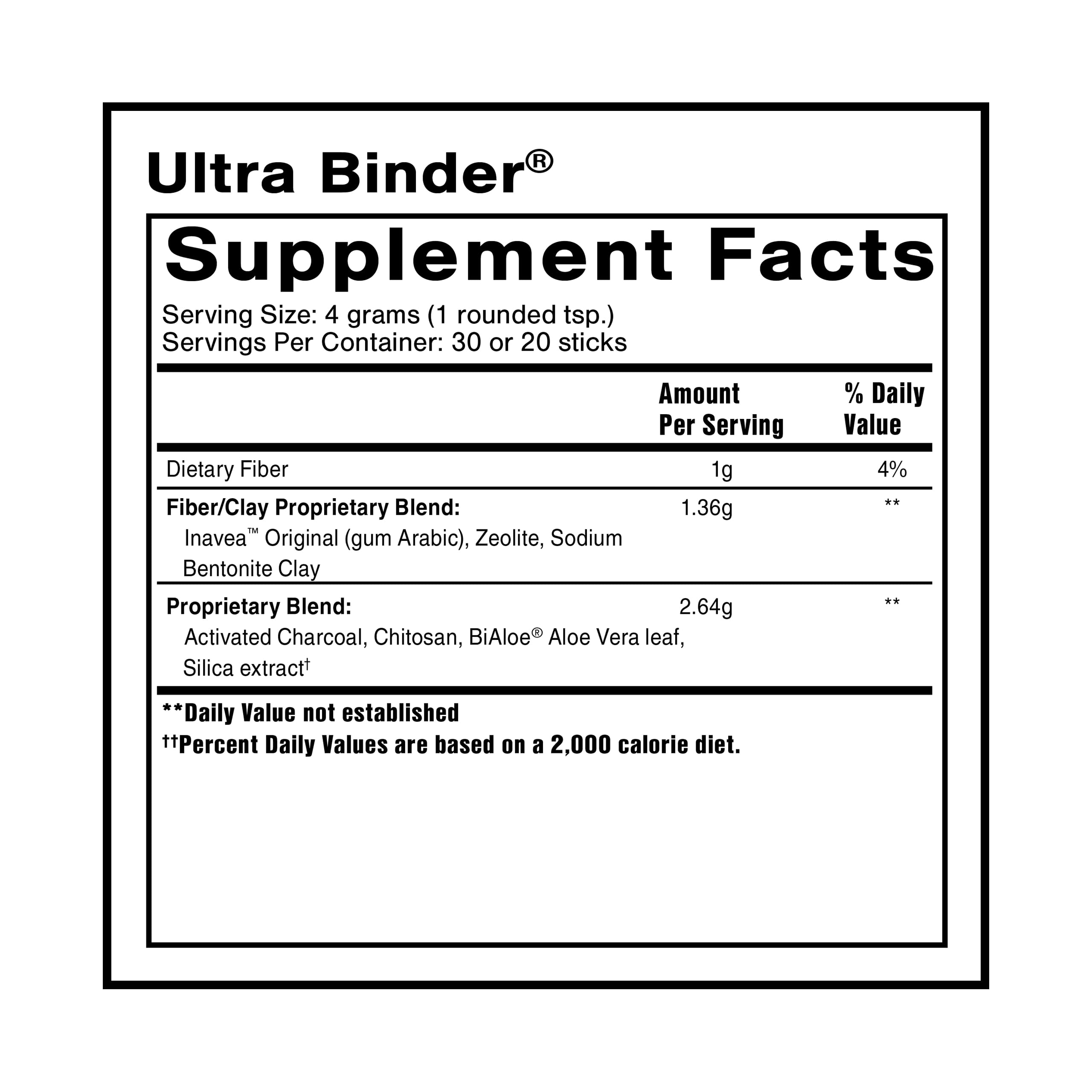 Quicksilver Scientific Ultra Binder Powder - Multi Binder with Bentonite Clay, Zeolite Detox & Charcoal - Supplement for Gut Support & The Body's Toxin Removal Process (120g) Quicksilver Scientific uk supplements