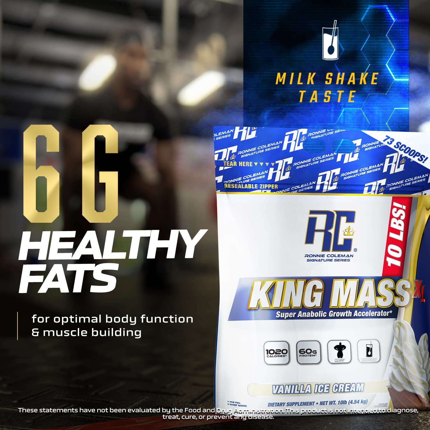 Ronnie Coleman Signature Series King Mass XL Mass Gainer Protein Powder, Muscle Ronnie Coleman Signature Series uk supplements