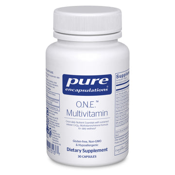 Pure Encapsulations O.N.E. Multivitamin - Once Daily Multivitamin with Antioxidant Complex Metafolin, CoQ10, and Lutein to Support Vision, Cognitive Function, and Cellular Health* - 30 Capsules Pure Encapsulations uk supplements