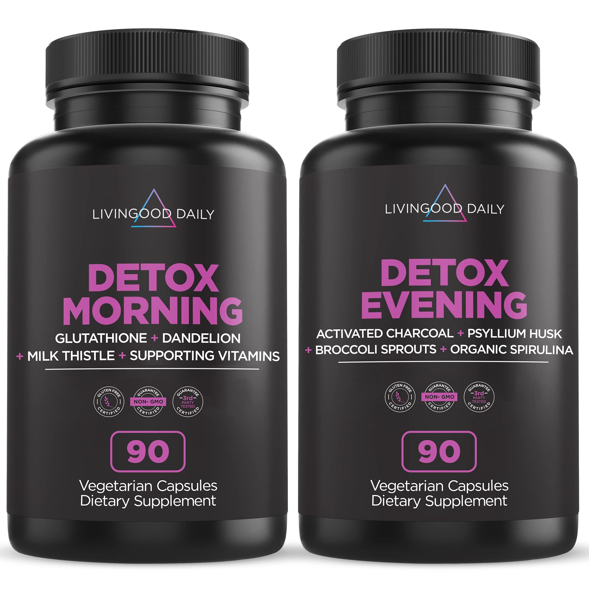 Livingood Daily Detox Pills - Full Body Detox Cleanse for Women & Men with Milk Thistle Livingood Daily uk supplements