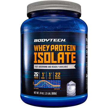 BODYTECH Whey Protein Isolate Powder - with 25 Grams of Protein per Serving & BCAA's BODYTECH uk supplements