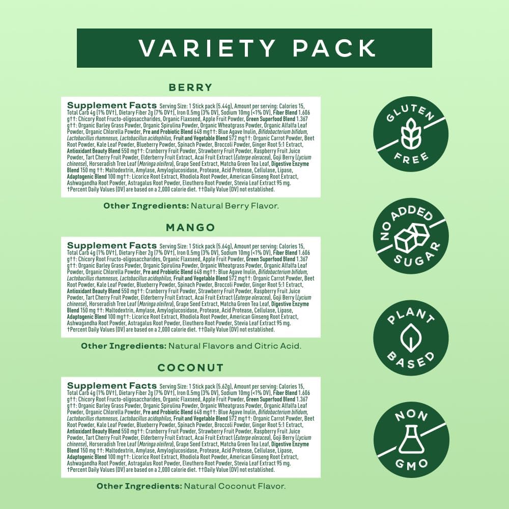 Bloom Nutrition Greens and Superfoods Powder Packets for Digestive Health, Greens Bloom Nutrition uk supplements