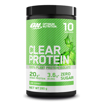 Optimum Nutrition Clear Protein 100% Plant Protein Isolate, Lime Sorbet Optimum Nutrition uk supplements