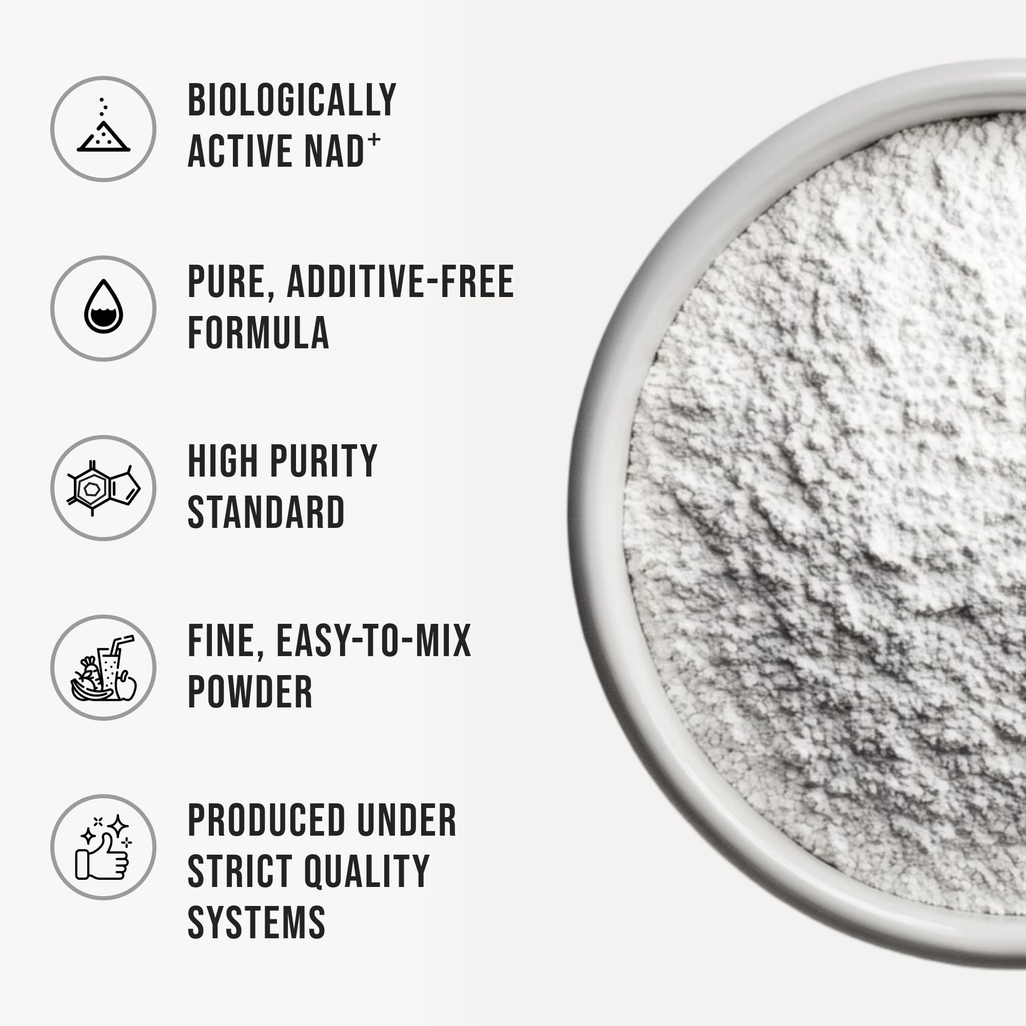 Pure NAD Powder Nicotinamide Adenine Dinucleotide Supplement Unflavored and Gluten-Free Premium Pure NAD Powder for Daily Wellness and Nutrition Support, 40g WHYZ uk supplements