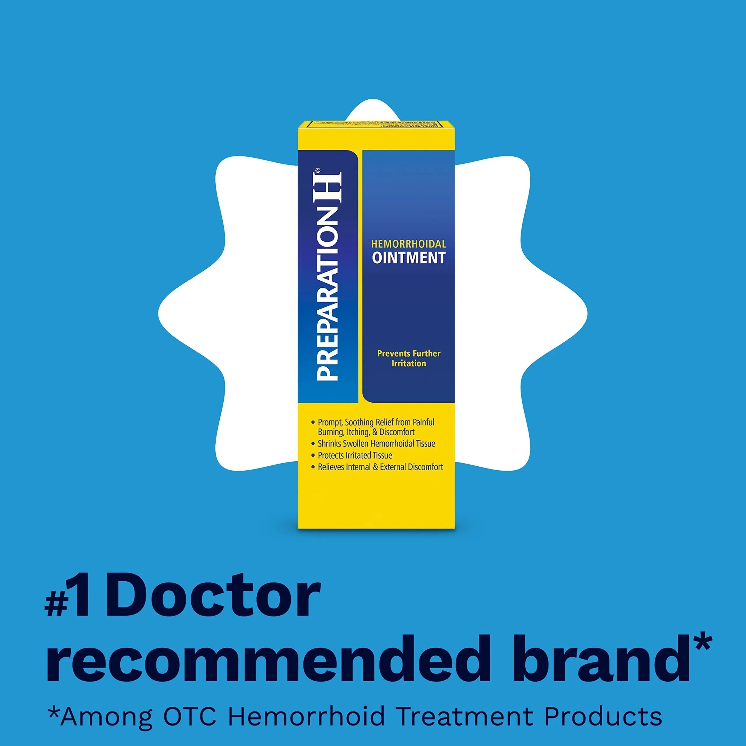 PREPARATION H Hemorrhoid Symptom Treatment Ointment, Itching, Burning & Discomfort Relief, Tube (2.0 Ounce) Preparation H uk supplements