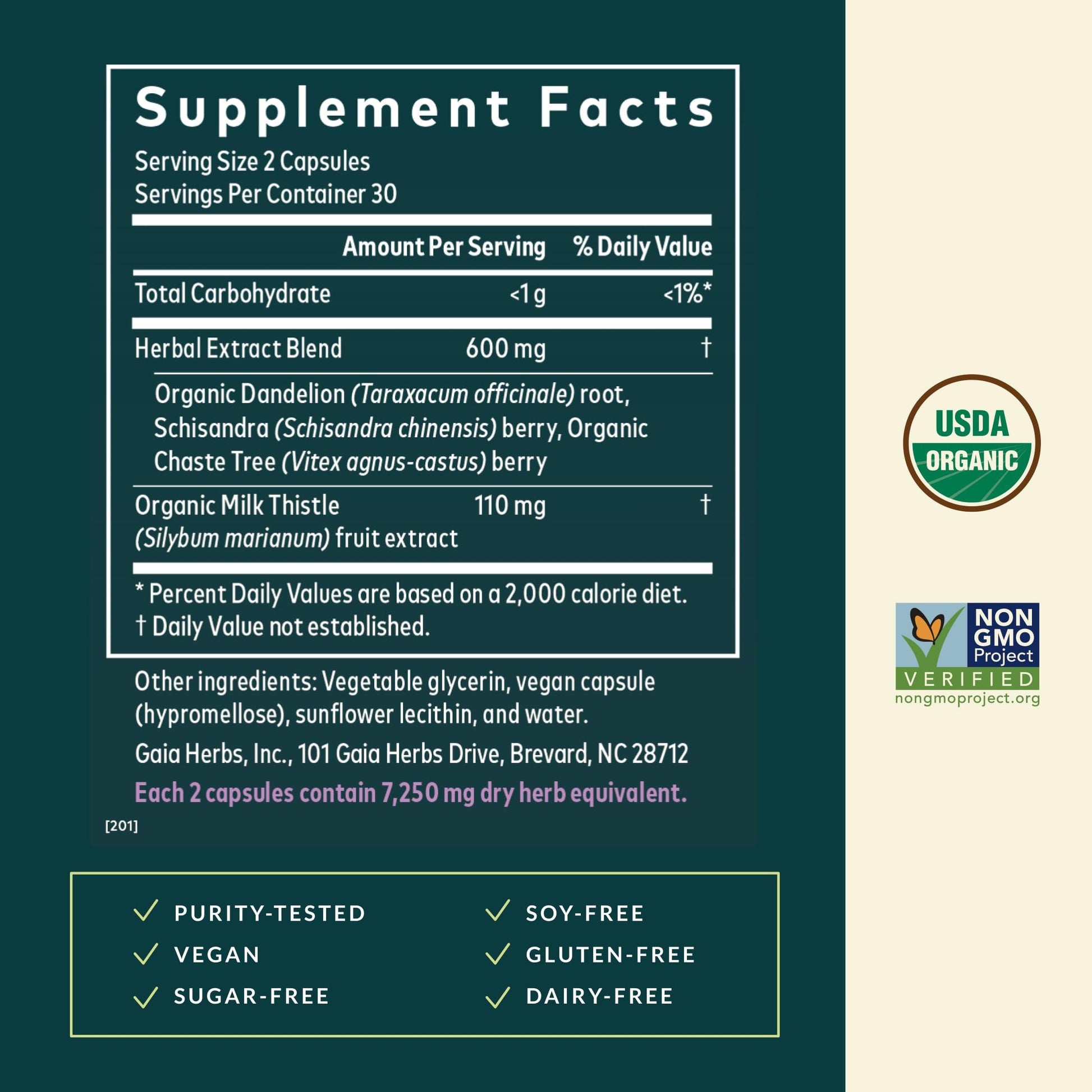 Gaia Herbs Period Cycle Support - Supports Hormone Balance & PMS Relief* - Herbal Supplement with Vitex Berry & Schisandra - Free from Gluten, Dairy & Soy - 60 Vegan Capsules (60 Servings) Gaia Herbs uk supplements