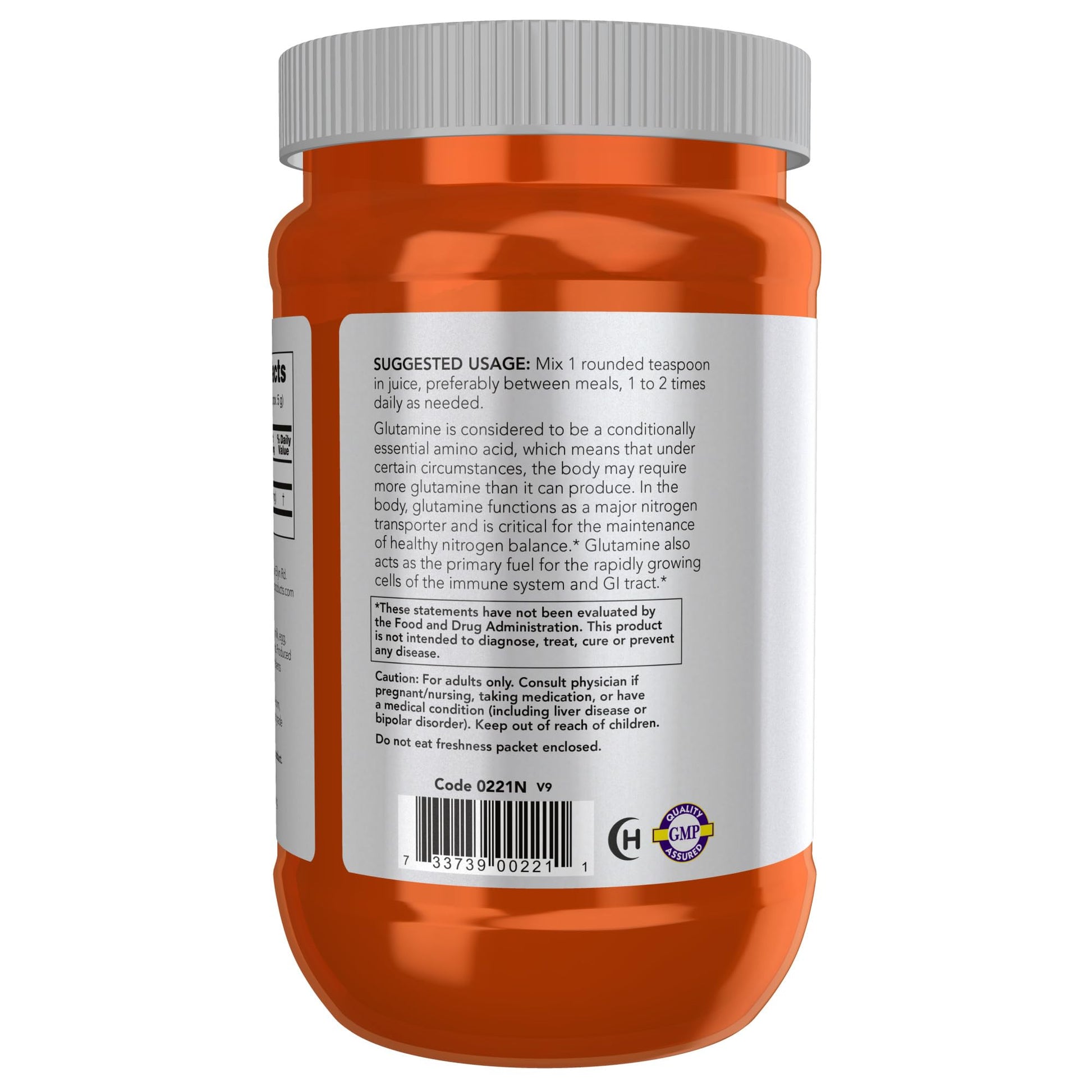 NOW Foods Sports Nutrition, L-Glutamine Pure Powder, Nitrogen Transporter*, Amino Acid, 1-Pound NOW Foods uk supplements