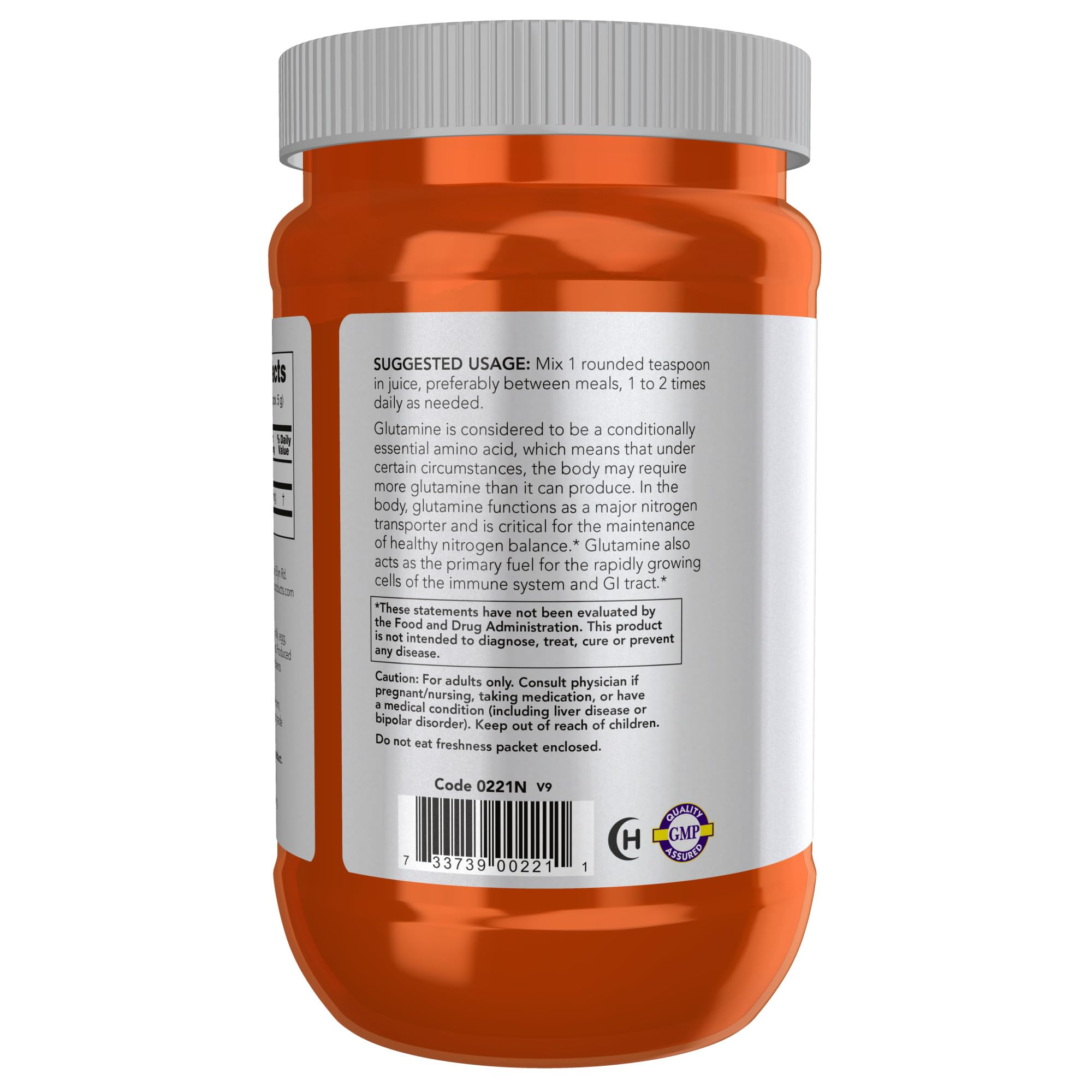 NOW Foods Sports Nutrition, L-Glutamine Pure Powder, Nitrogen Transporter*, Amino Acid, 1-Pound NOW Foods uk supplements