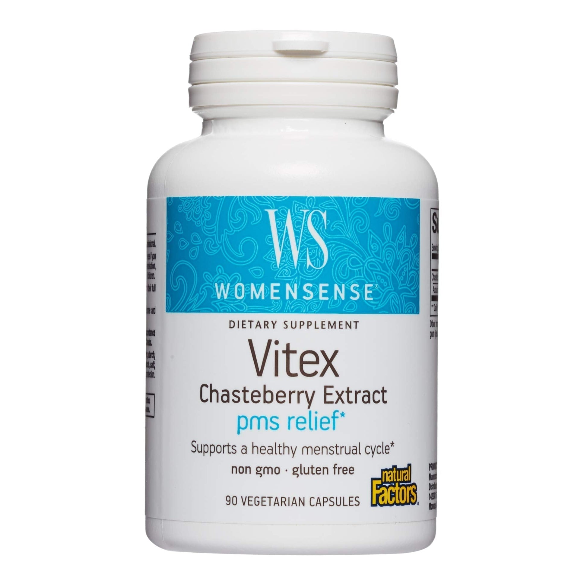 WomenSense by Natural Factors, Vitex Chasteberry Extract, Helps Sooth Symptoms of PMS and Menopause Natural Factors uk supplements