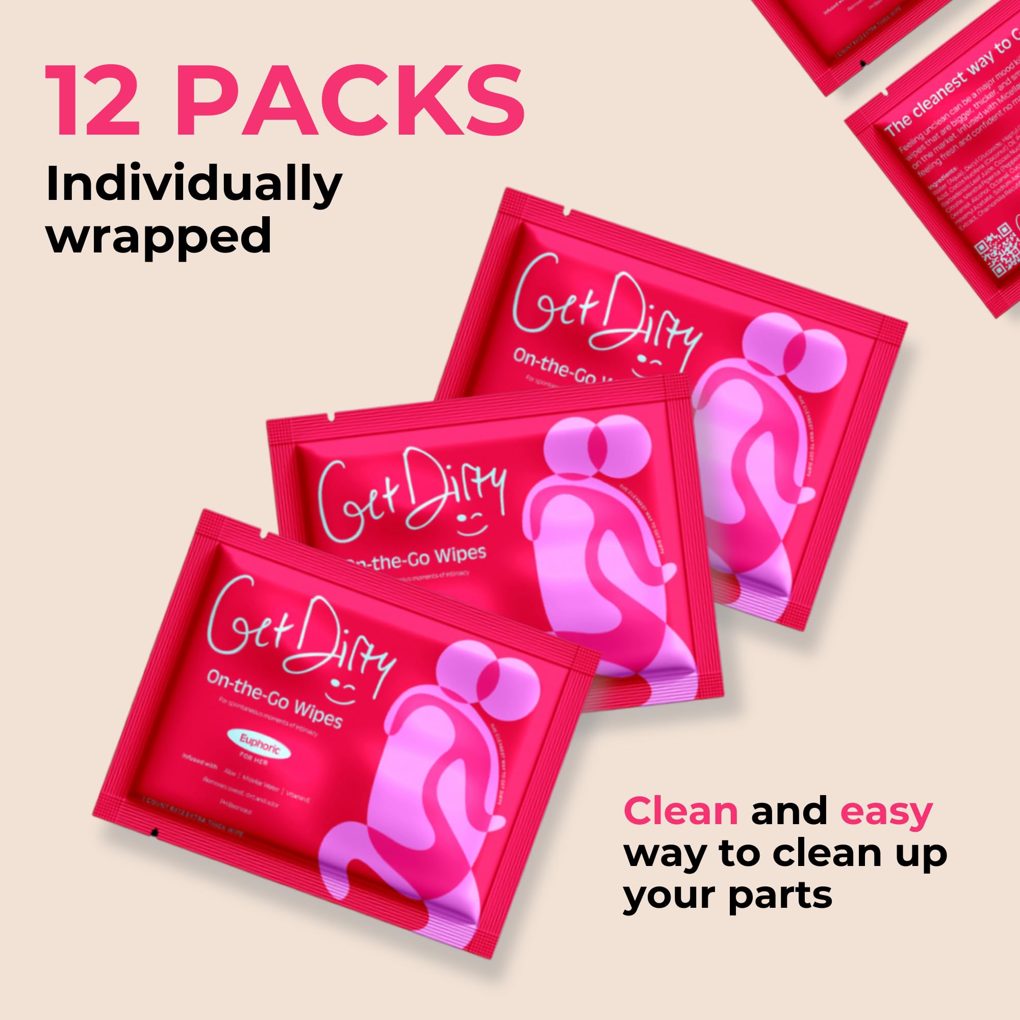 Get Dirty Wipes For Women - Easy, Discreet, Effective Intimate Wipes, Full Body Feminine Wipes Get Dirty uk supplements