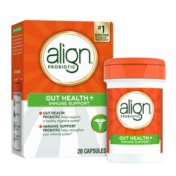 Align Probiotic, Gut Health + Immune Support Probiotic, Probiotics for Women and Men, Probiotics for Digestive Health and Immune Health, #1 Doctor Recommended Brand‡, 28 Capsules Align uk supplements
