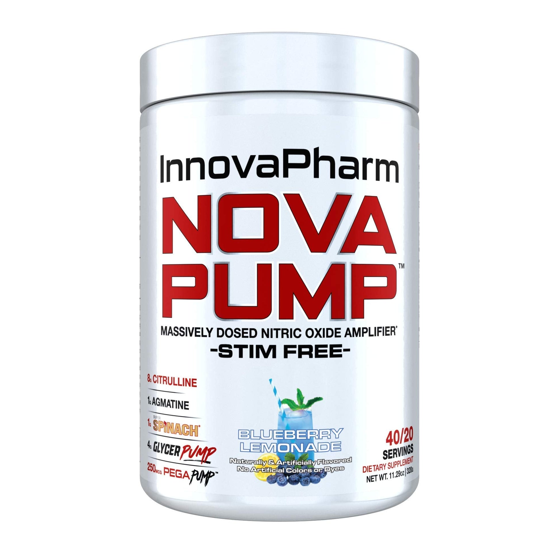NOVAPUMP (Blueberry Lemonade) 11.29 ounces InnovaPharm uk supplements