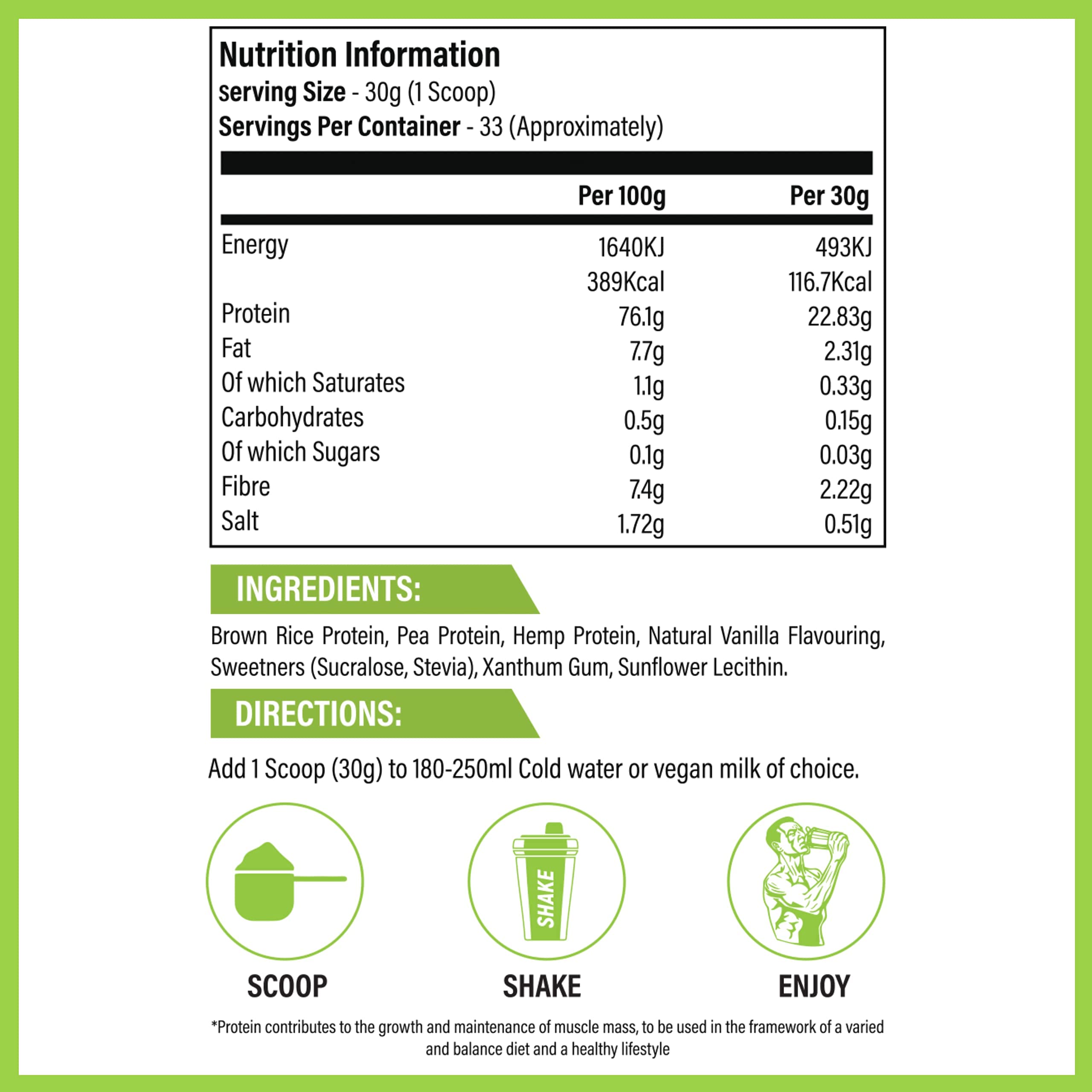 Vegan Protein Powders - Plant Based Vegan Protein Powder 1kg Soy Free Protein Powder Freak Athletics uk supplements