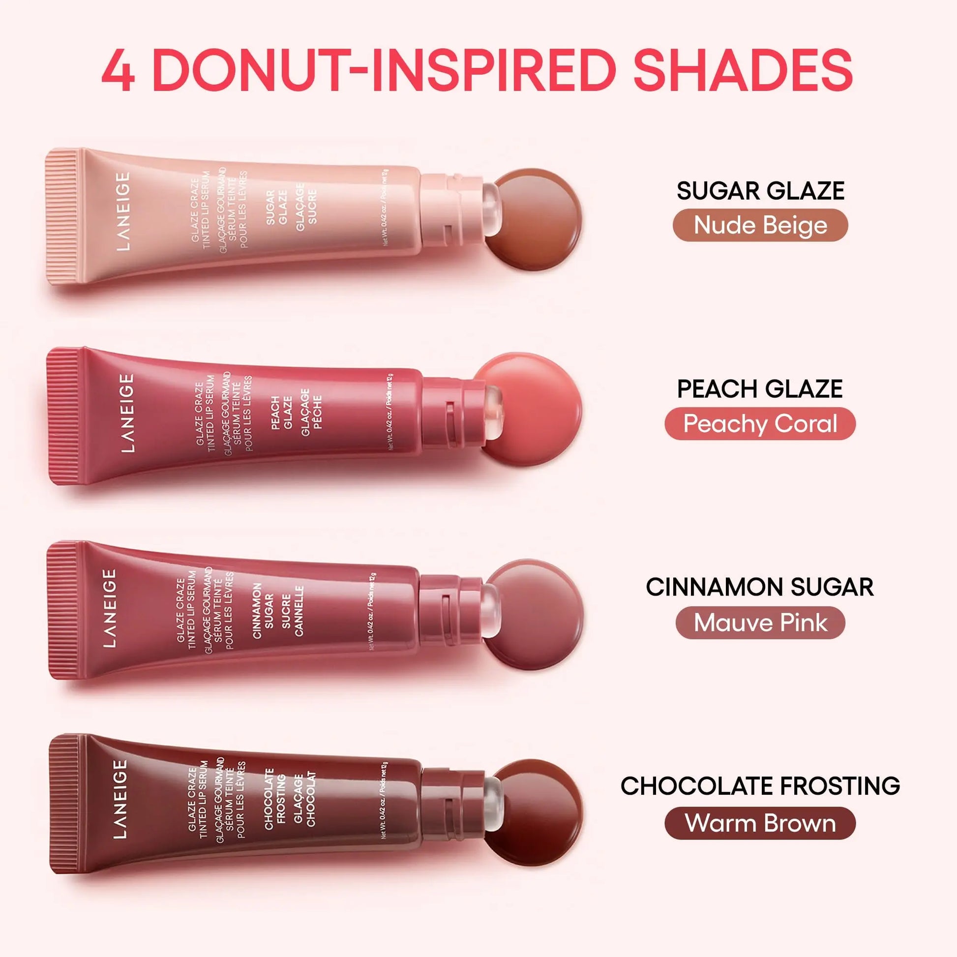 LANEIGE Glaze Craze Tinted Lip Serum, Raspberry Jam: Hydrating Lip Serum for Glossy, Nourished Lips with Plumping Polypeptides LANEIGE uk supplements