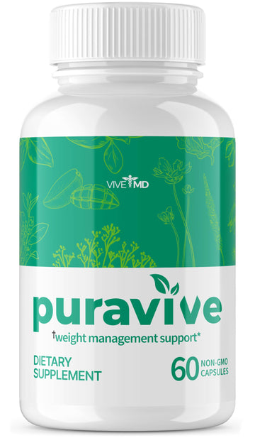 VIVE MD Puravive Premium Weight Management Capsules - Advanced Formula with 60 Non VIVE MD uk supplements