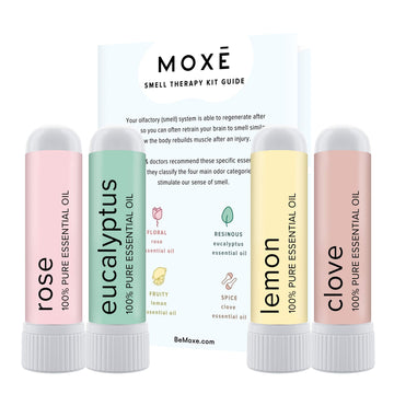 MOXĒ Smell Training Kit, Made in USA, 4 Essential Oils, Olfactory Regeneration, Helps Restore Sense MOXE uk supplements