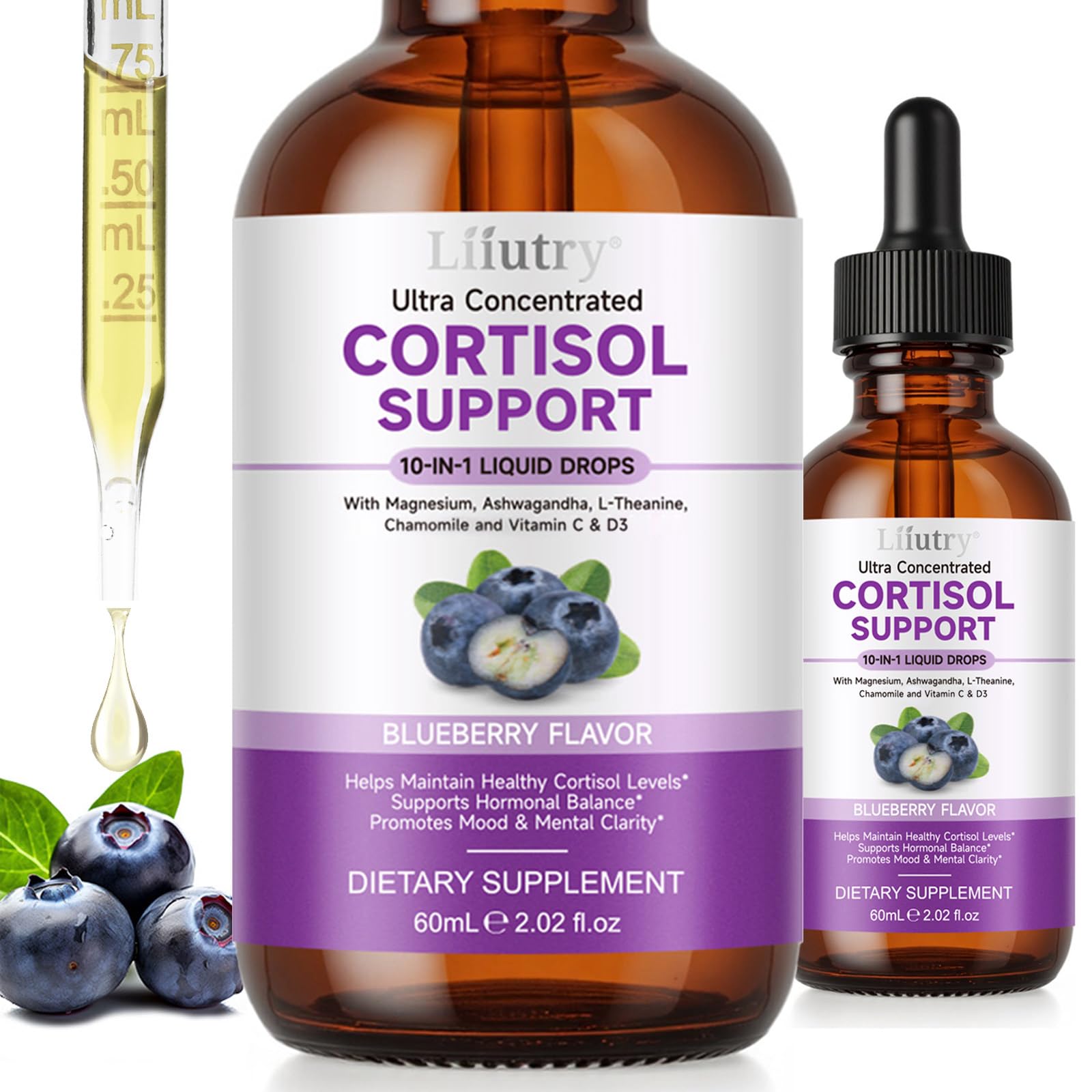 Cortisol Supplements for Women & Men, Cortisol Reducer 10 In 1 Cortisol Detox Liquid Drops with Magnesium, Ashwagandha, L-Theanine Liquid Drops, Hormone Balanced,Promotes Mood & Mental Clarity 2 Fl.Oz QZFICNJY uk supplements