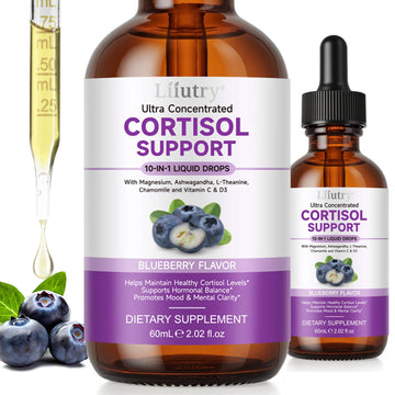 Cortisol Supplements for Women & Men, Cortisol Reducer 10 In 1 Cortisol Detox Liquid Drops with Magnesium, Ashwagandha, L-Theanine Liquid Drops, Hormone Balanced,Promotes Mood & Mental Clarity 2 Fl.Oz QZFICNJY uk supplements
