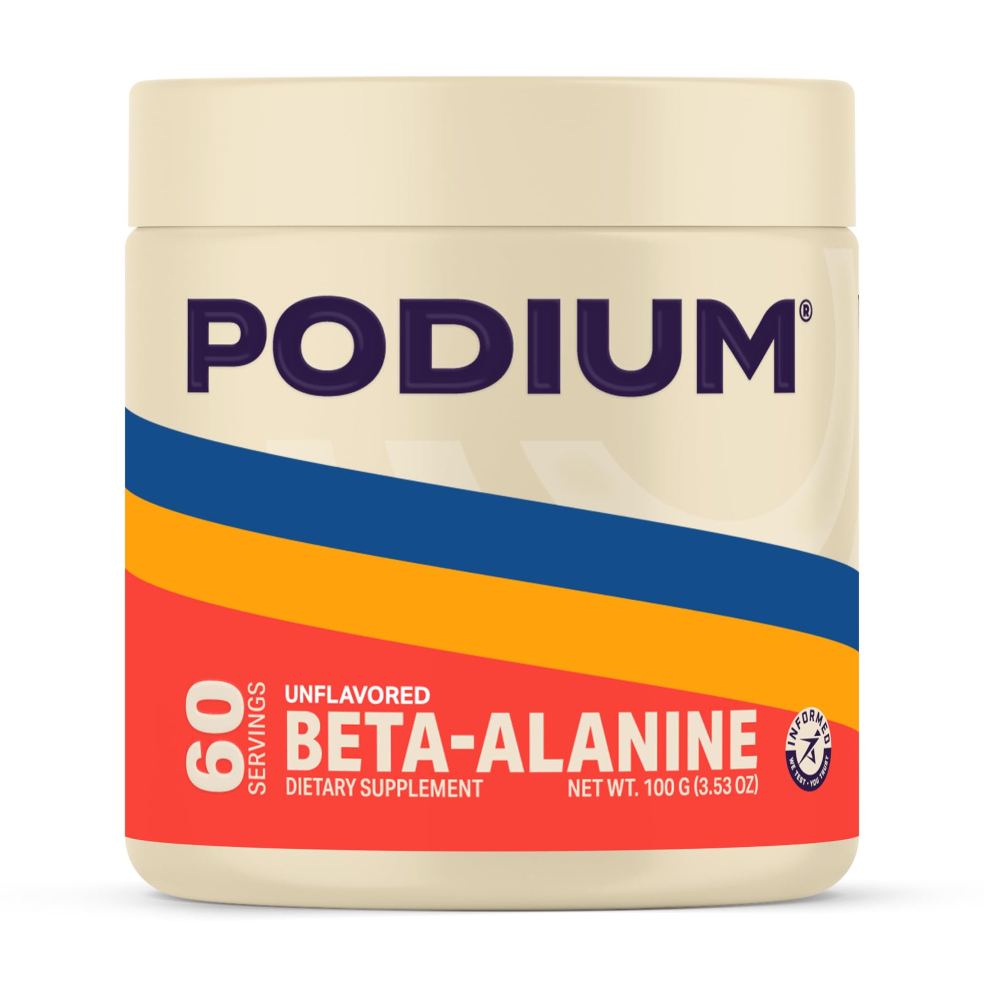 Podium Nutrition, Solos | Beta Alanine, 60 Servings, Unflavored, Boost Athletic Performance Podium Nutrition uk supplements