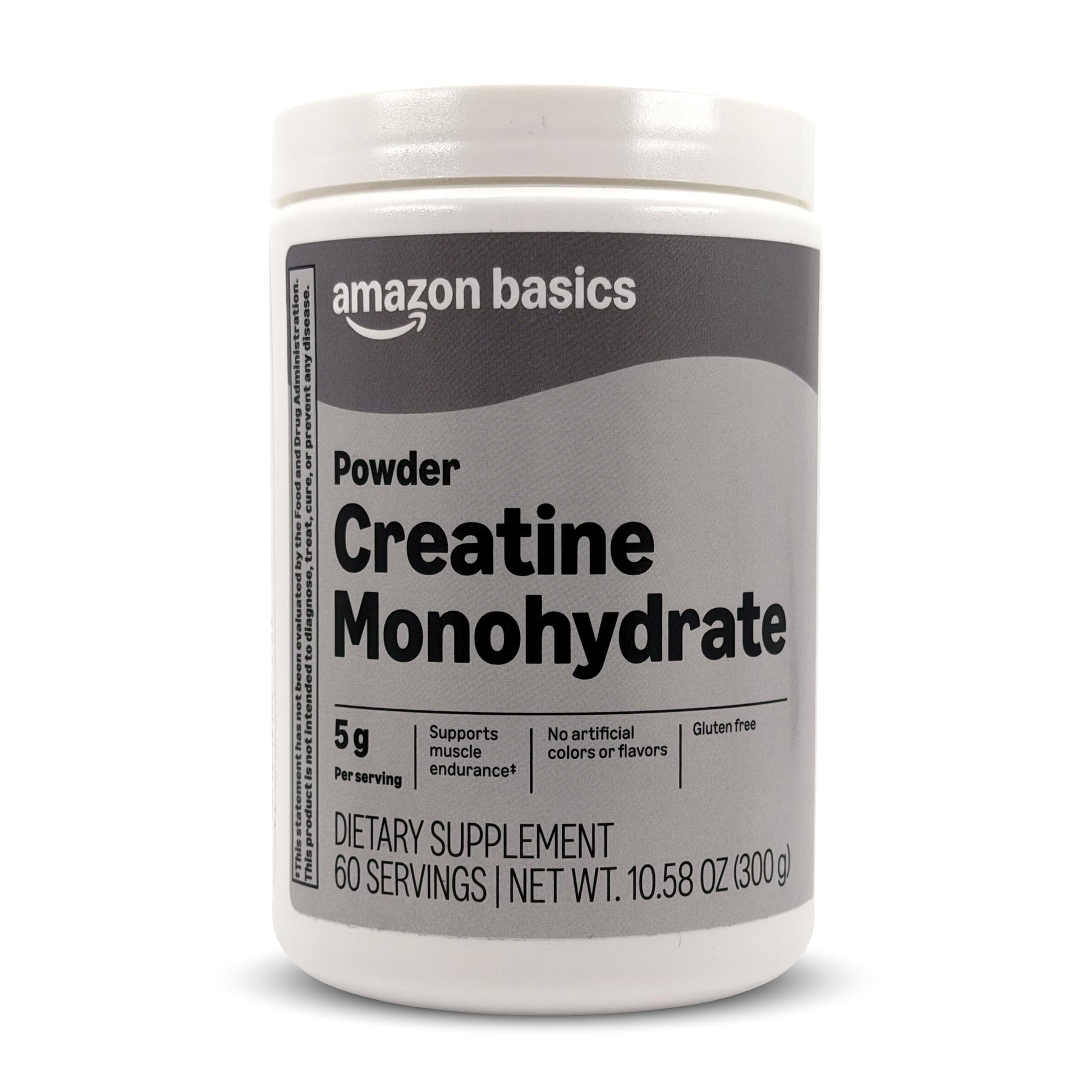 Amazon Basics Creatine Monohydrate Powder, 10.58 oz, 60 Servings Amazon Basics uk supplements