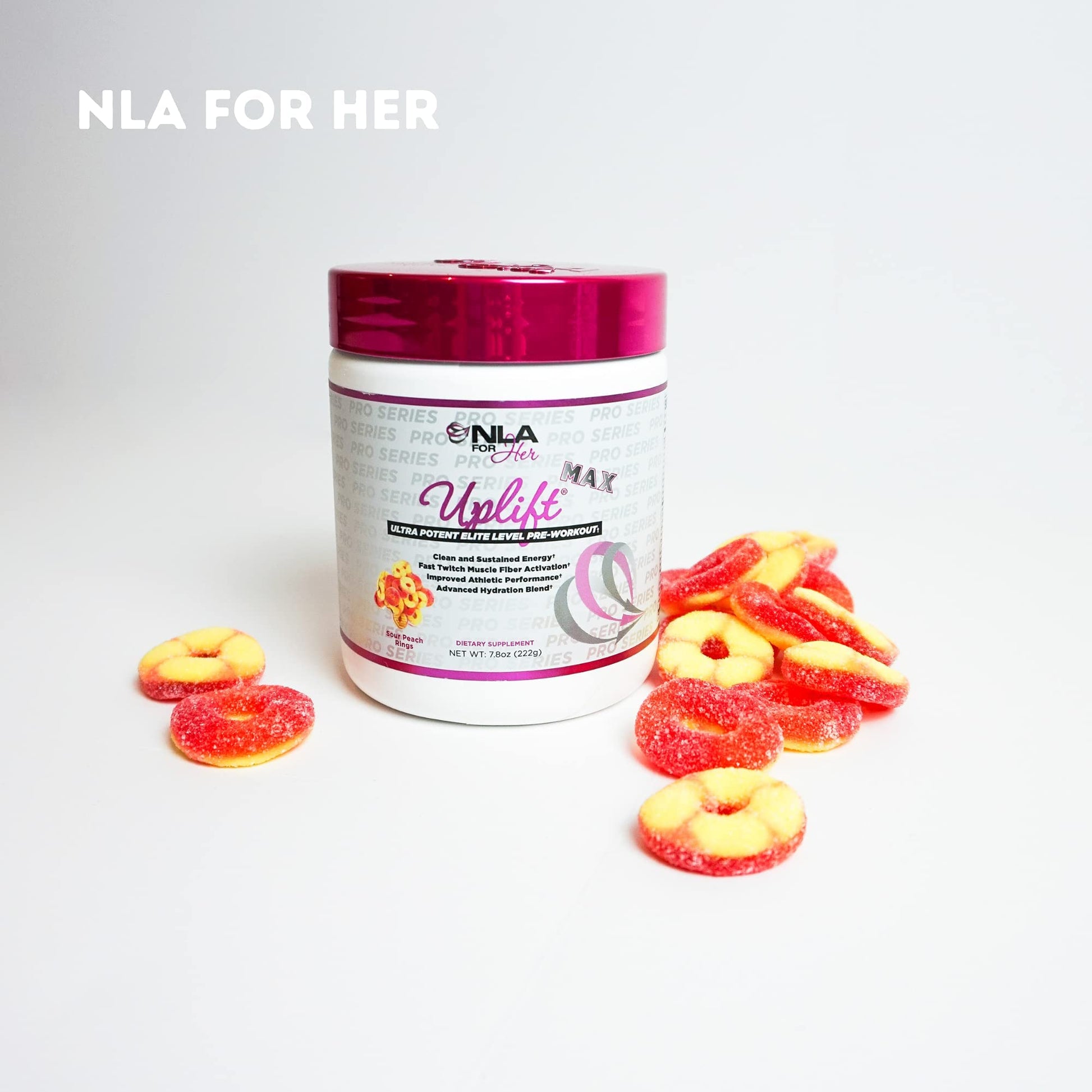NLA for Her Pre/Intra Workout Stack (Includes Her Thermogenic Amino Georgia Peach NLA for Her uk supplements