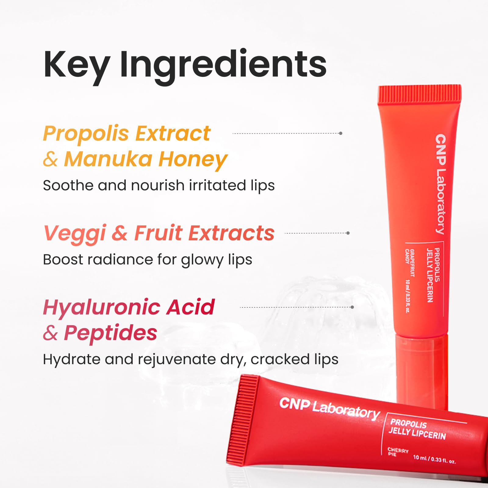CNP Propolis Jelly Lipcerin™ - 01 Honey Cake, Hydrating Lip Balm & Gloss with Manuka Honey + Hyaluronic Acid, Stocking Stuffers, Gifts for Women, 0.3 fl.oz. CNP uk supplements