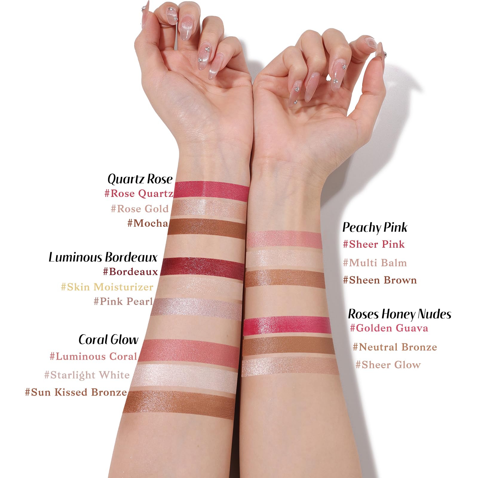 KIMUSE Face Sticks Trio, Cream Blush Stick & Highlighter Stick & Contour Stick for Sculpt the Cheeks, Long Lasting Cream Contour Stick Trio for Face Makeup, with Brush KIMUSE uk supplements