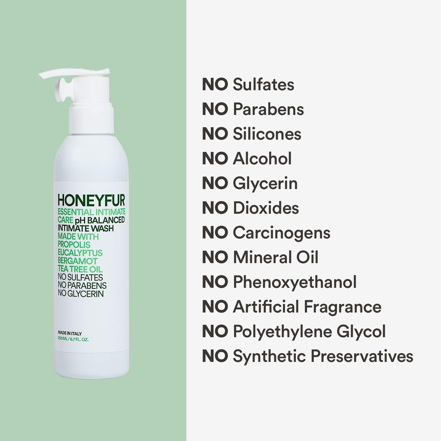 HONEYFUR pH Balanced Natural Feminine Wash For Sensitive Skin – Sulfates & Paraben Free HONEYFUR uk supplements