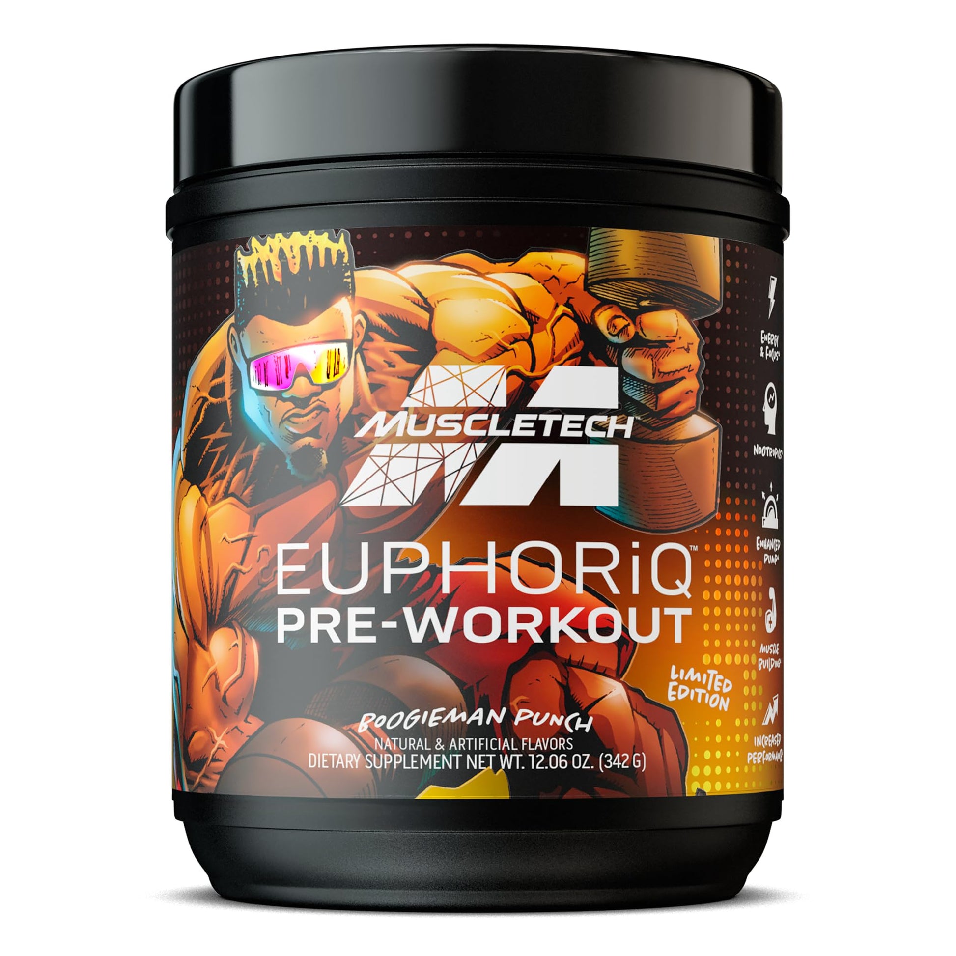 MuscleTech Pre Workout Powder EuphoriQ PreWorkout Smart Pre Workout Powder MuscleTech uk supplements