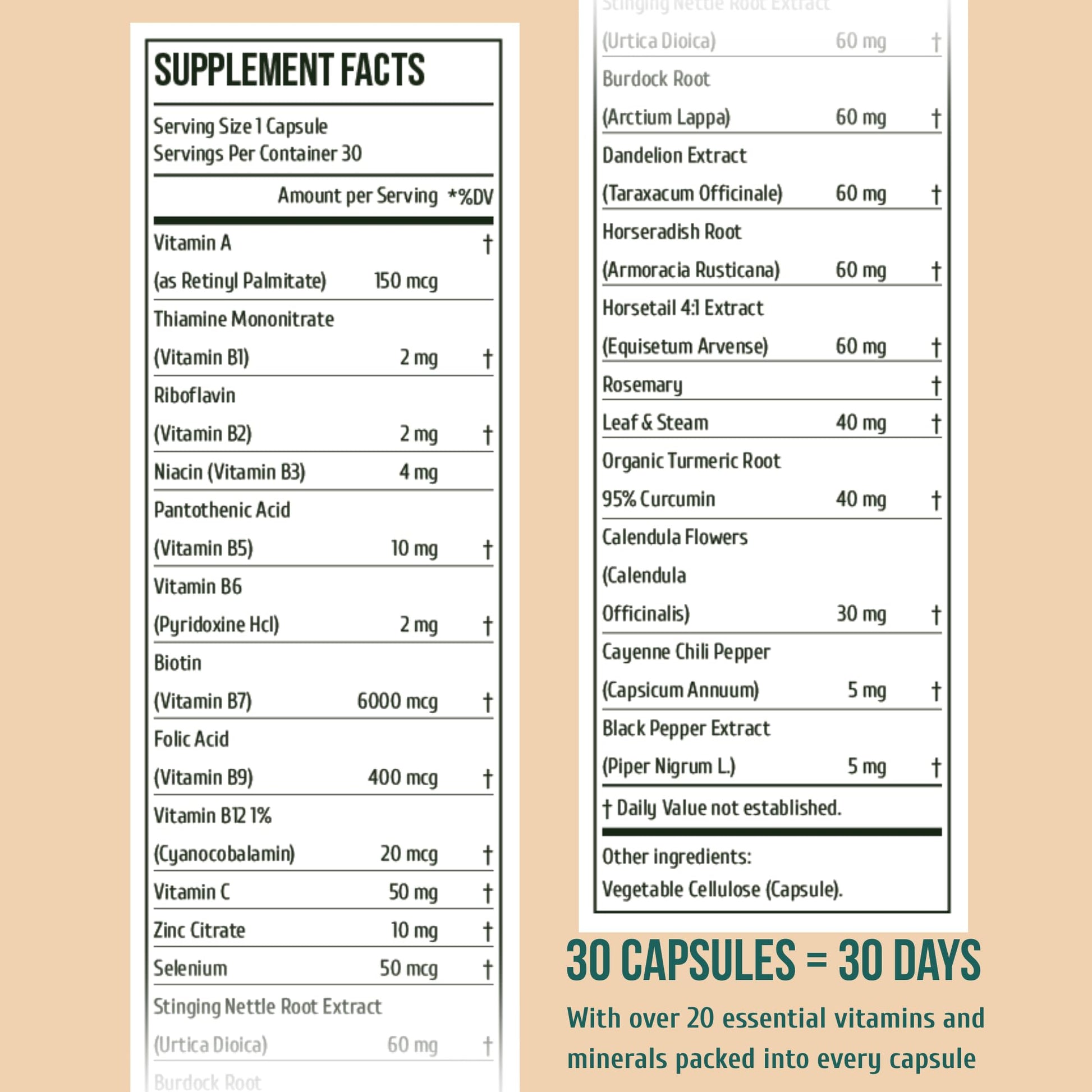 Project Anti-Aging Menopause Hair Don’t Care – Hair Growth Vitamins for Women 40+ to Support Thinning, Volume, Skin & Nails – Nutrient-Rich Supplement for Stronger, Fuller – Visible Results Project Anti-Aging uk supplements
