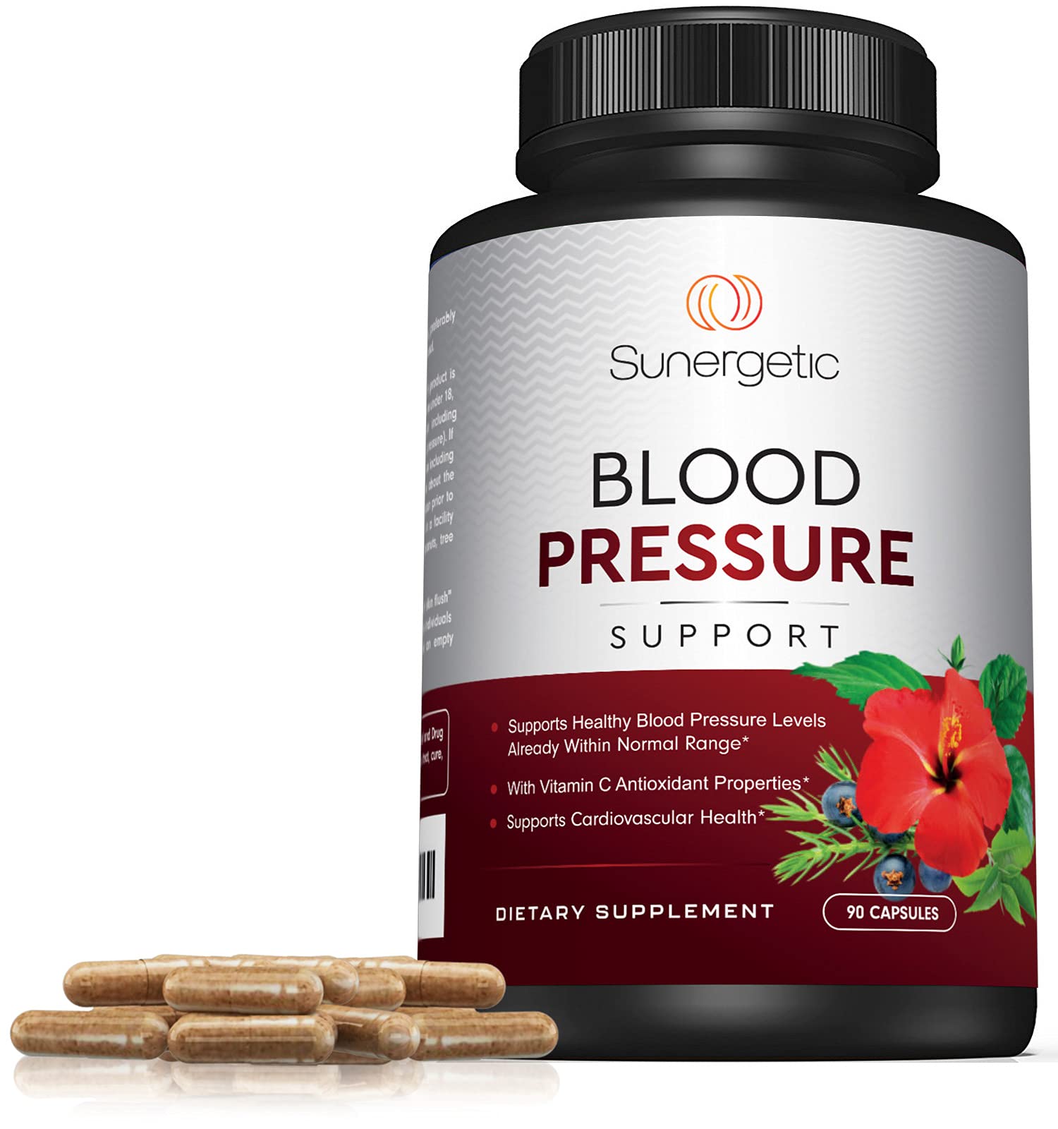 Premium Blood Pressure Support Supplement For Cardiovascular & Heart Health with Garlic Sunergetic uk supplements