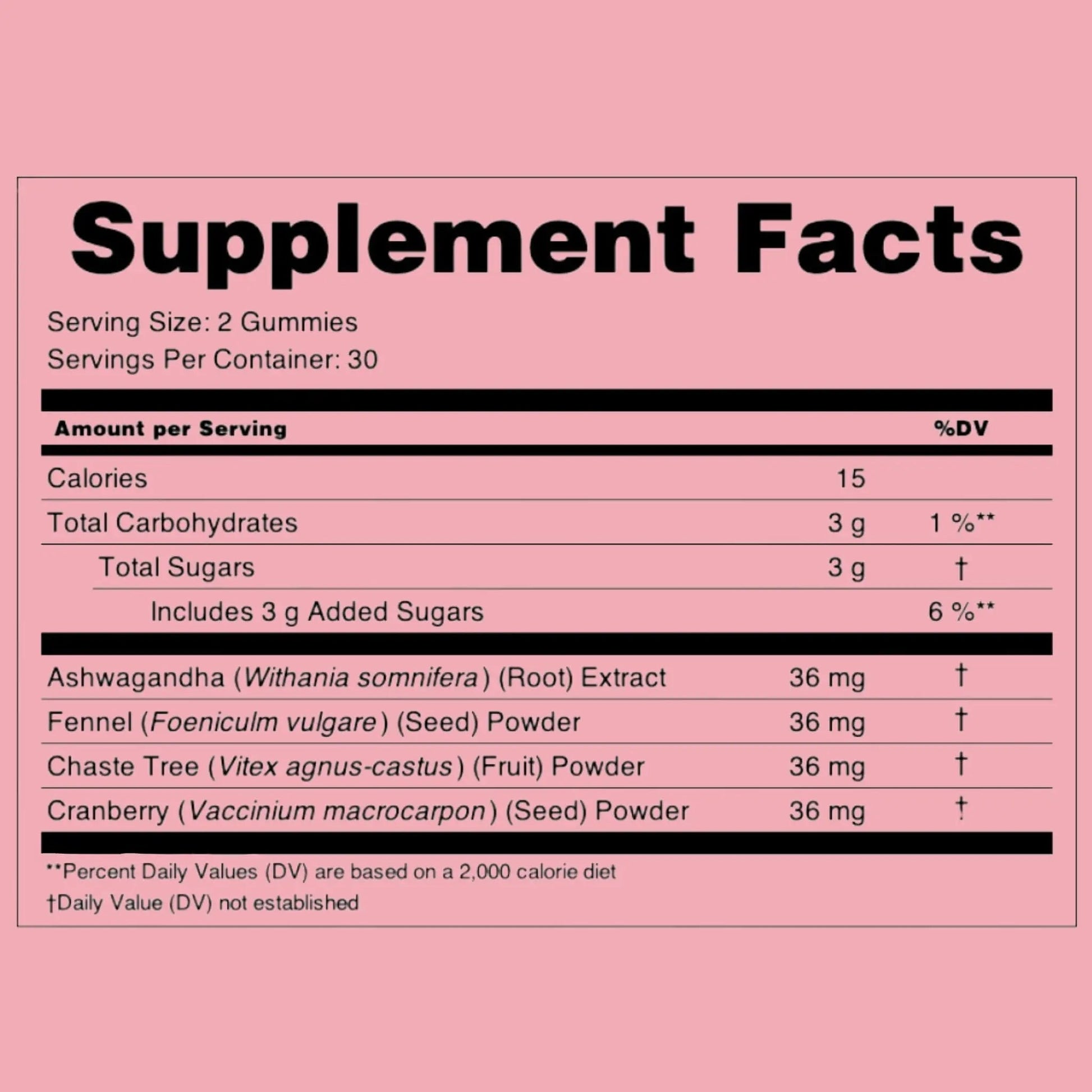 nixit PMS Support Gummies | Chasteberry & Ashwagandha | Vegan | Mixed Berry Naturally Flavoured Supplement | May Help with Relief from Bloating, Cramps, Breast Pain & Mood Swings (60 Gummies) nixit uk supplements