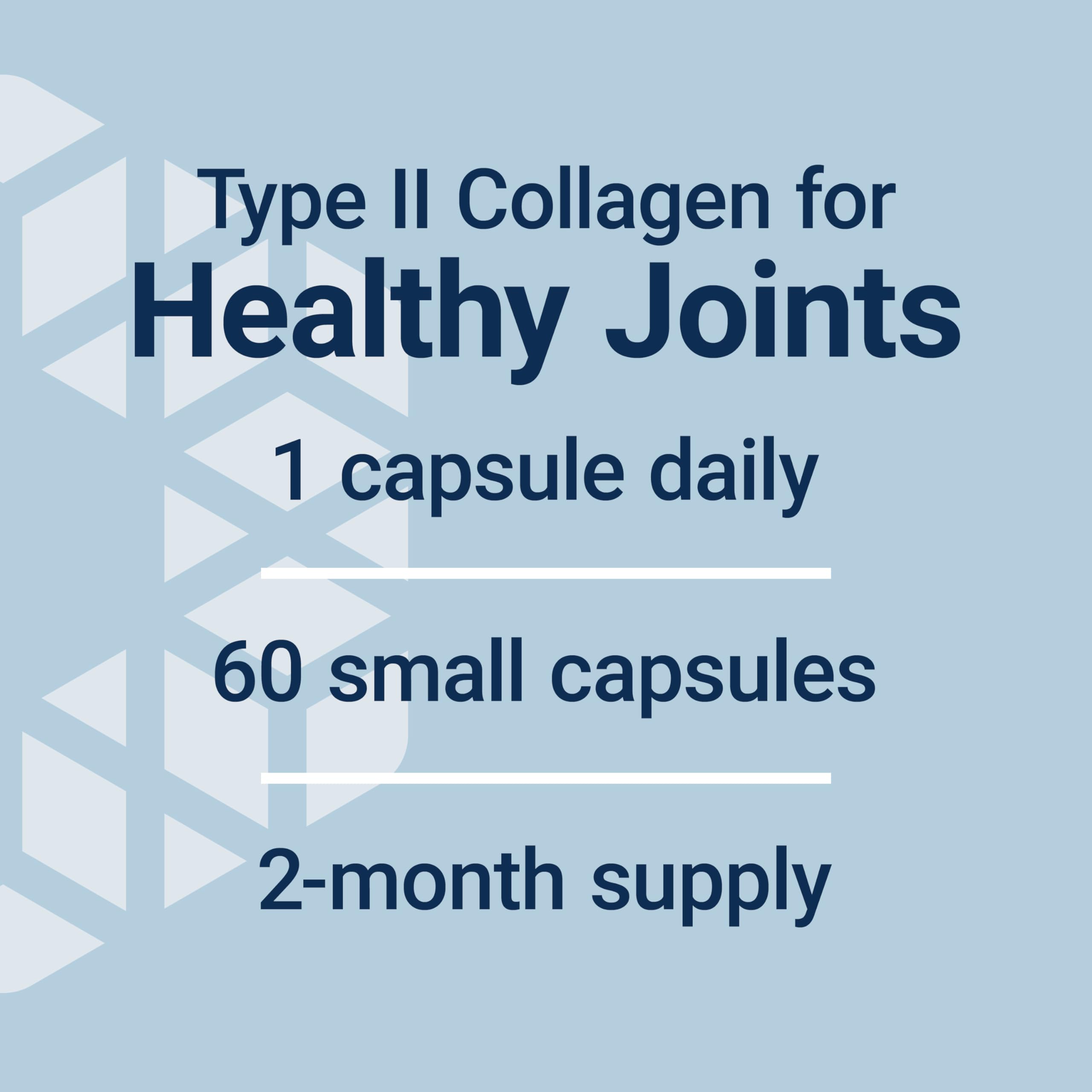 Life Extension NT2 Collagen™, Joint Health Supplement for Joint Comfort & Mobility, Gluten-Free, Non-GMO, 1 Daily, 60 Small Capsules Life Extension uk supplements