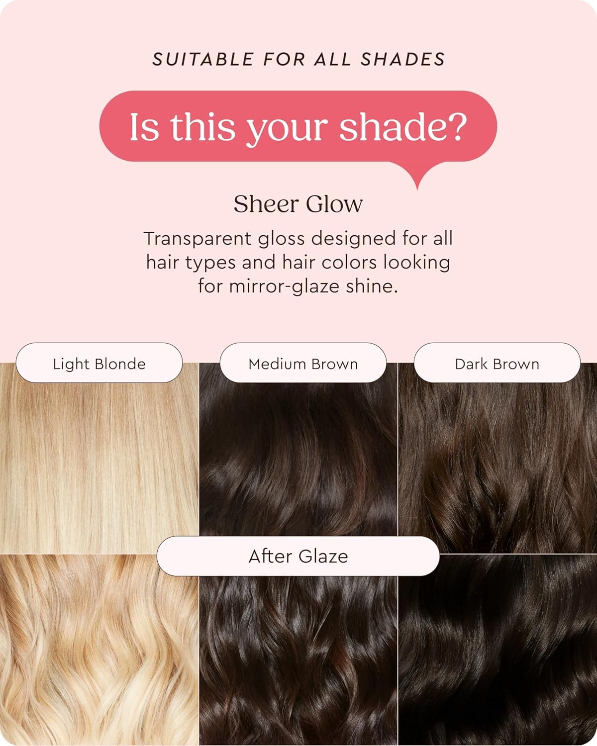 Glaze Supergloss Sheer Glow Clear Hair Gloss Mini – Smooths, Lightweight, Adds Mirror Shine & Improves the look of Damaged Hair – Travel Size 1.7 oz glaze uk supplements
