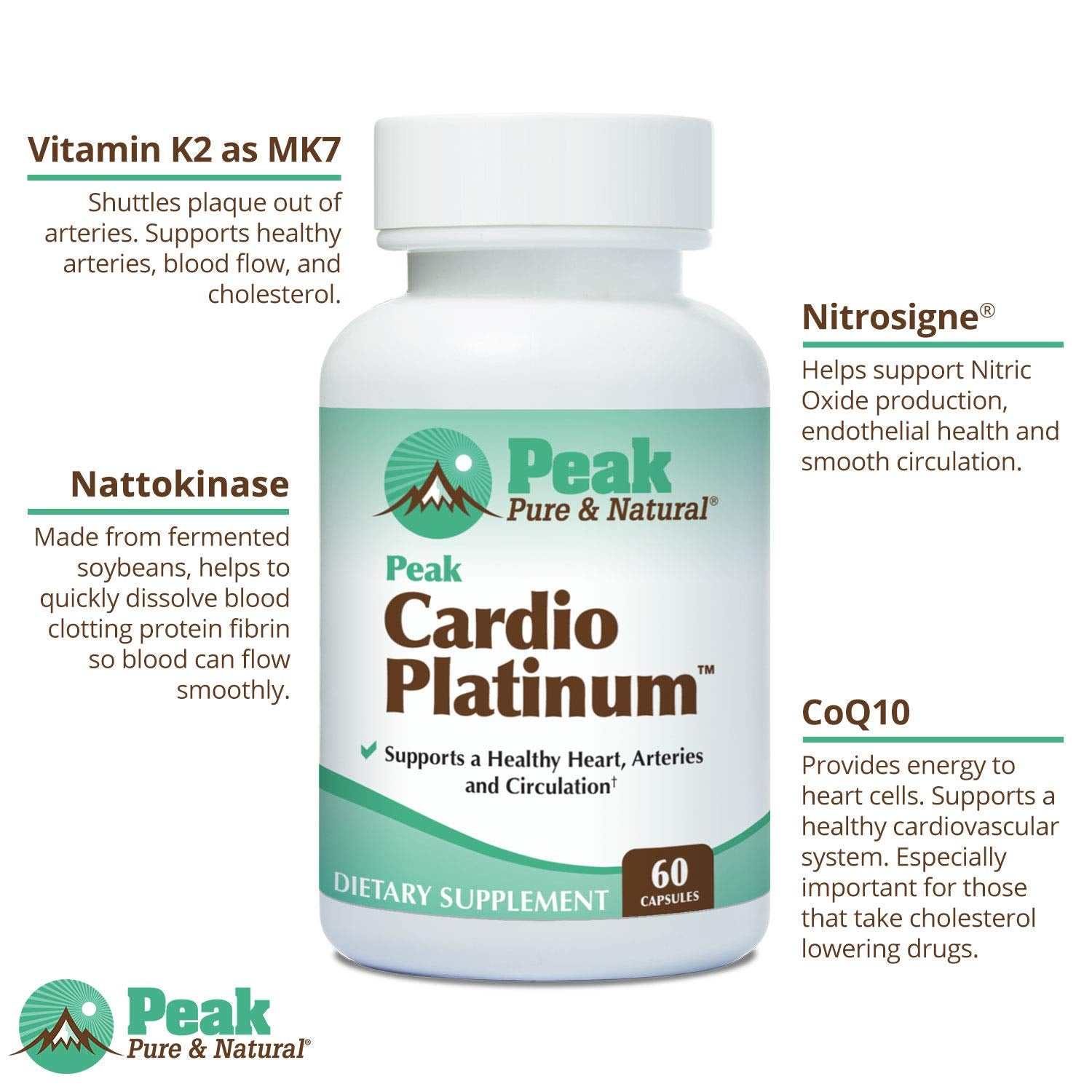 Peak Pure & Natural Peak Cardio Platinum Peak Pure & Natural uk supplements