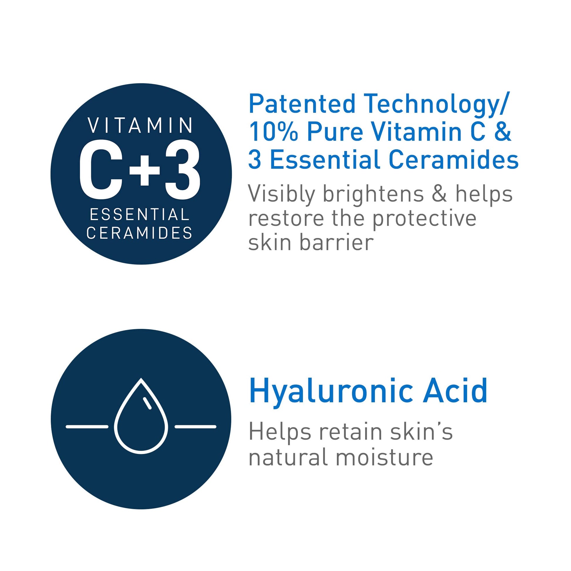 CeraVe Vitamin C Serum with Hyaluronic Acid | Skin Brightening Serum for Face CeraVe uk supplements