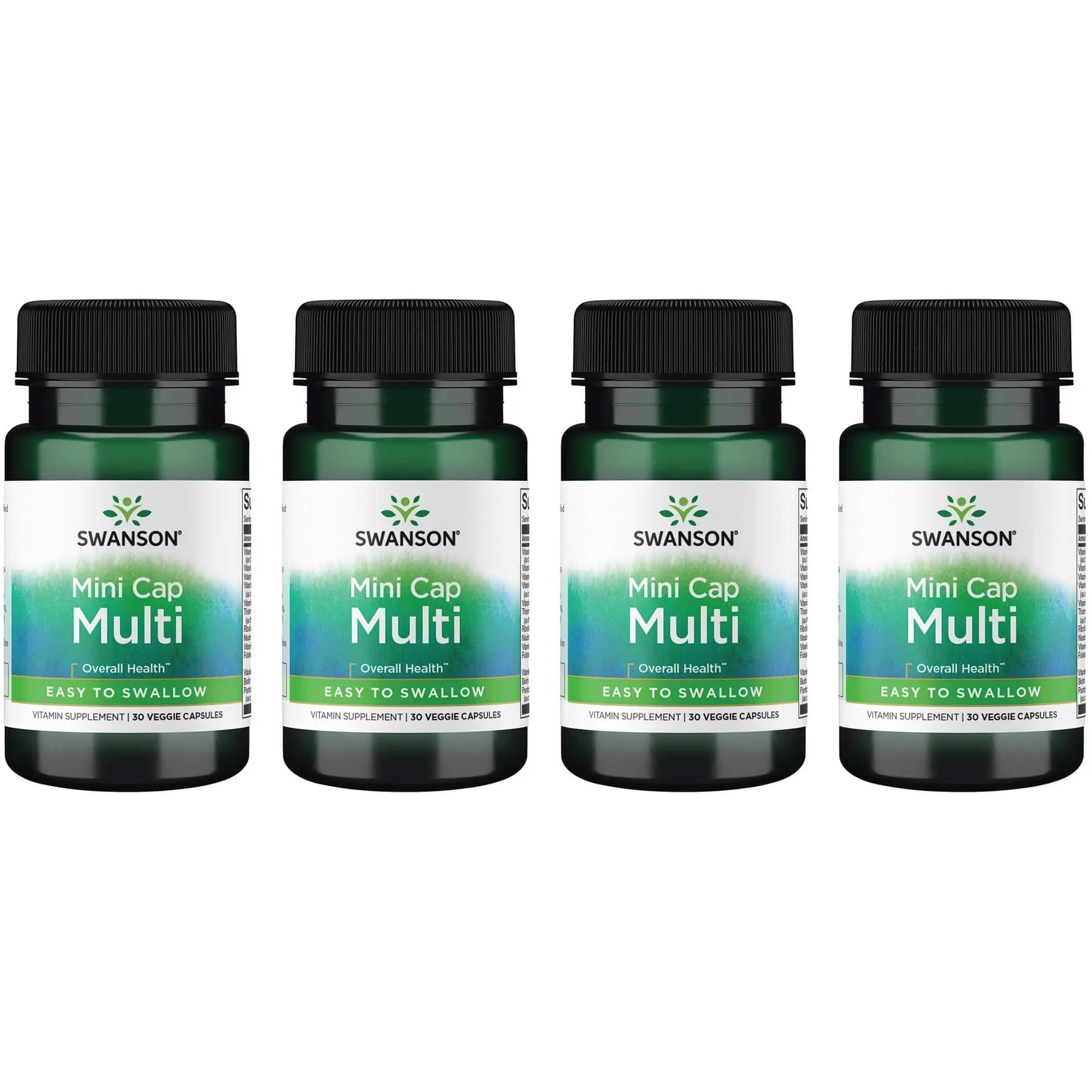 Swanson Daily Multivitamin Without Minerals 30 Veg Capsules (4 Pack) Swanson uk supplements