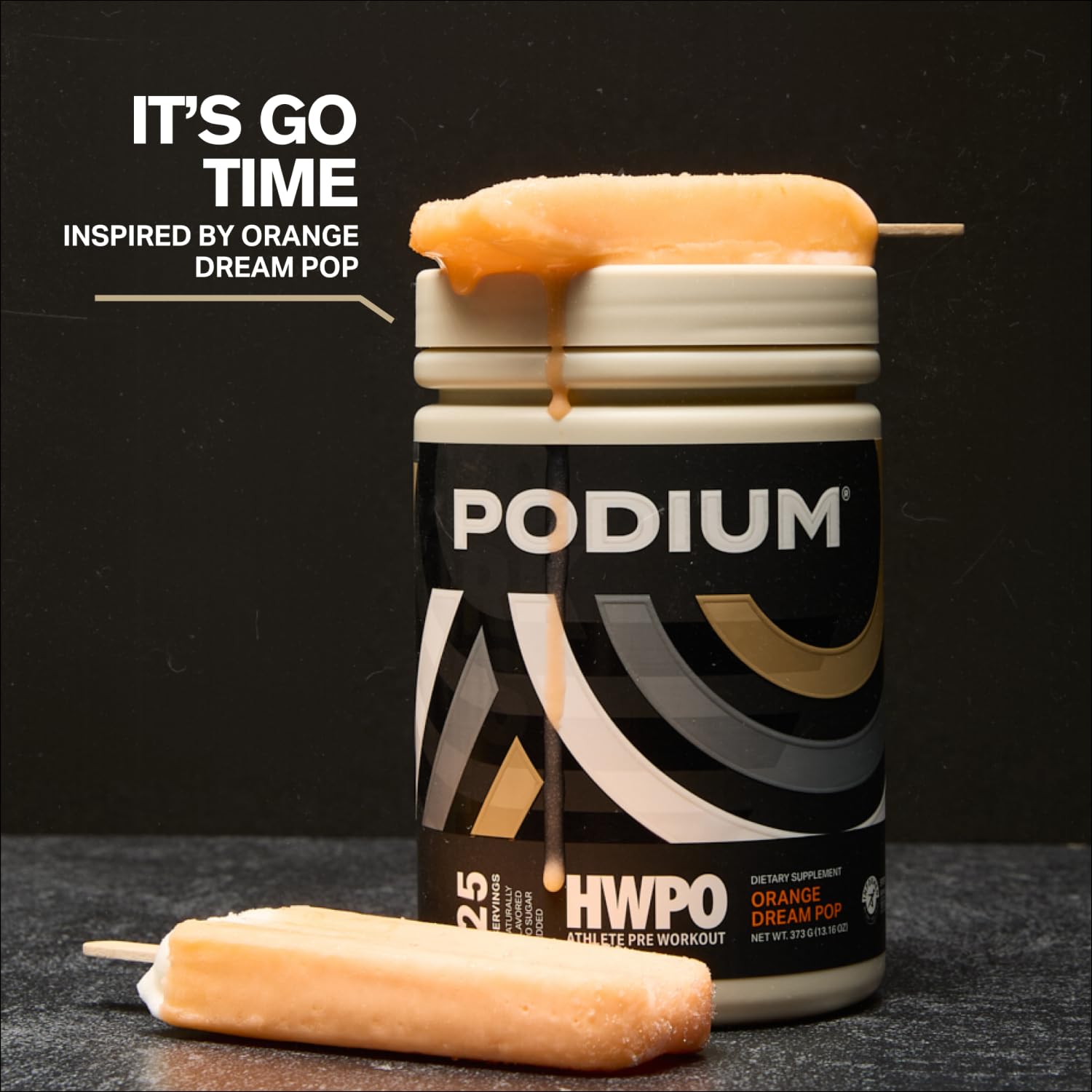 Podium Nutrition, Athlete Pre Workout Powder, Orange Dream Pop, 25 Servings, Beta Alanine Podium Nutrition uk supplements