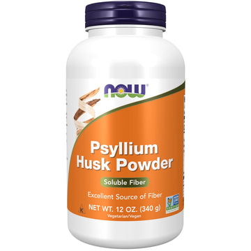 NOW Supplements, Psyllium Husk Powder, Non-GMO Project Verified, Soluble Fiber NOW uk supplements