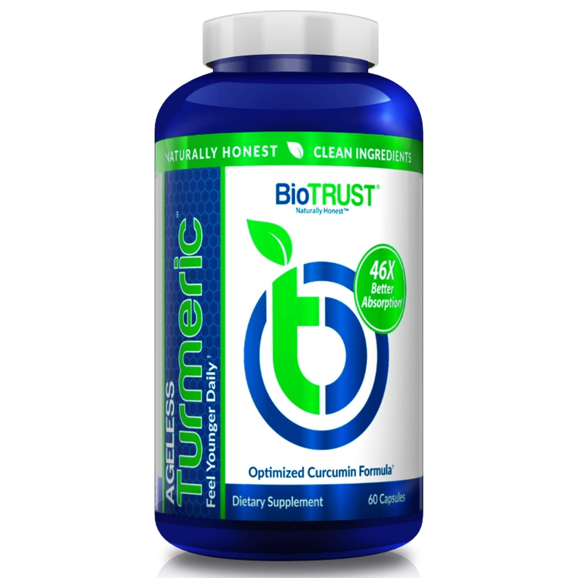 BioTrust Ageless Turmeric Supplement - CurcuWIN Turmeric Curcumin with Ginger Extract BioTrust uk supplements