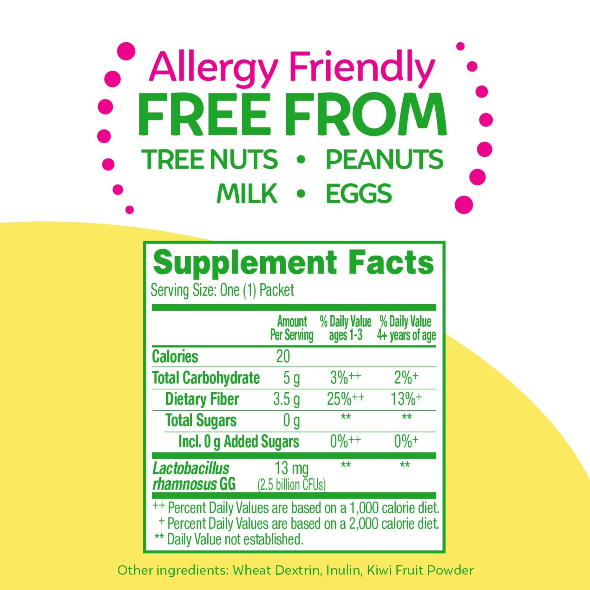 Culturelle Kids Probiotic + Fiber Packets (Ages 3+) - 24 Count - Digestive Health & Immune Culturelle uk supplements
