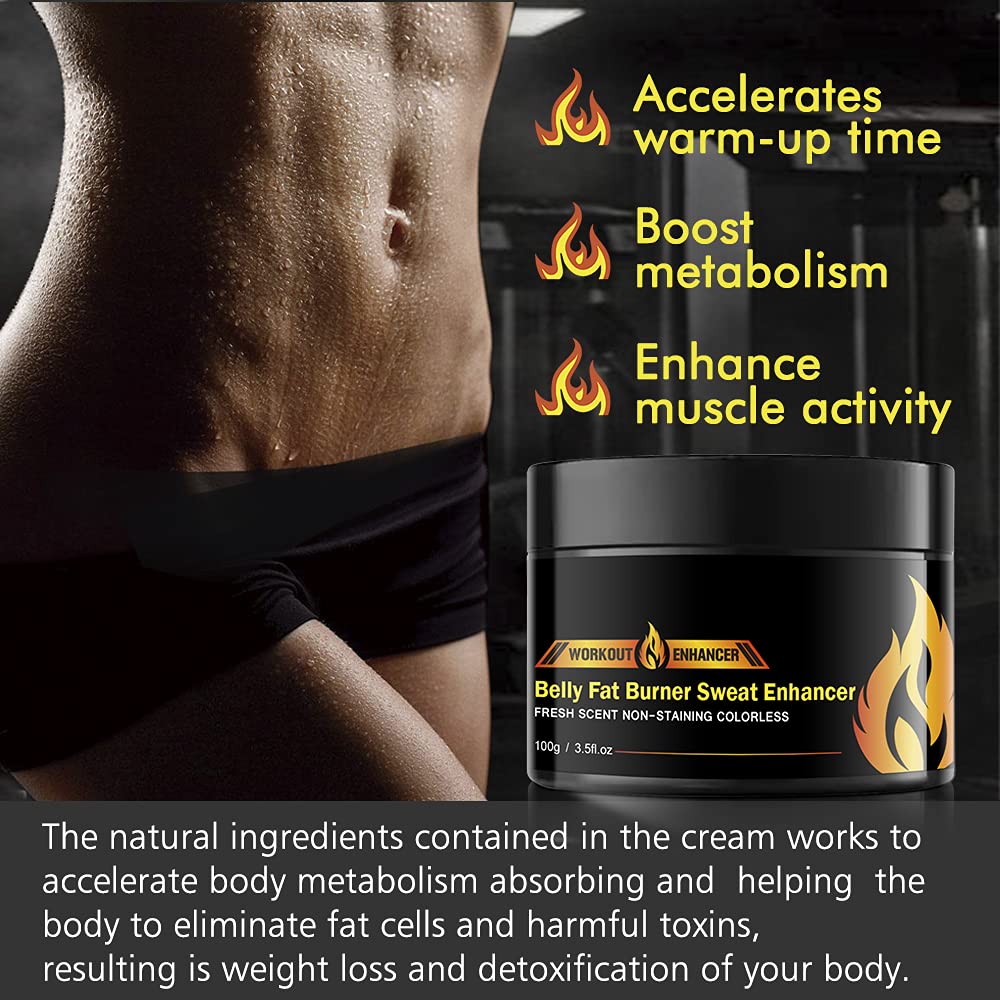 Hot Cream 2Pack, Fat Burning Cream for Belly, Natural Sweat Workout Enhancer Gel QIUBITE uk supplements