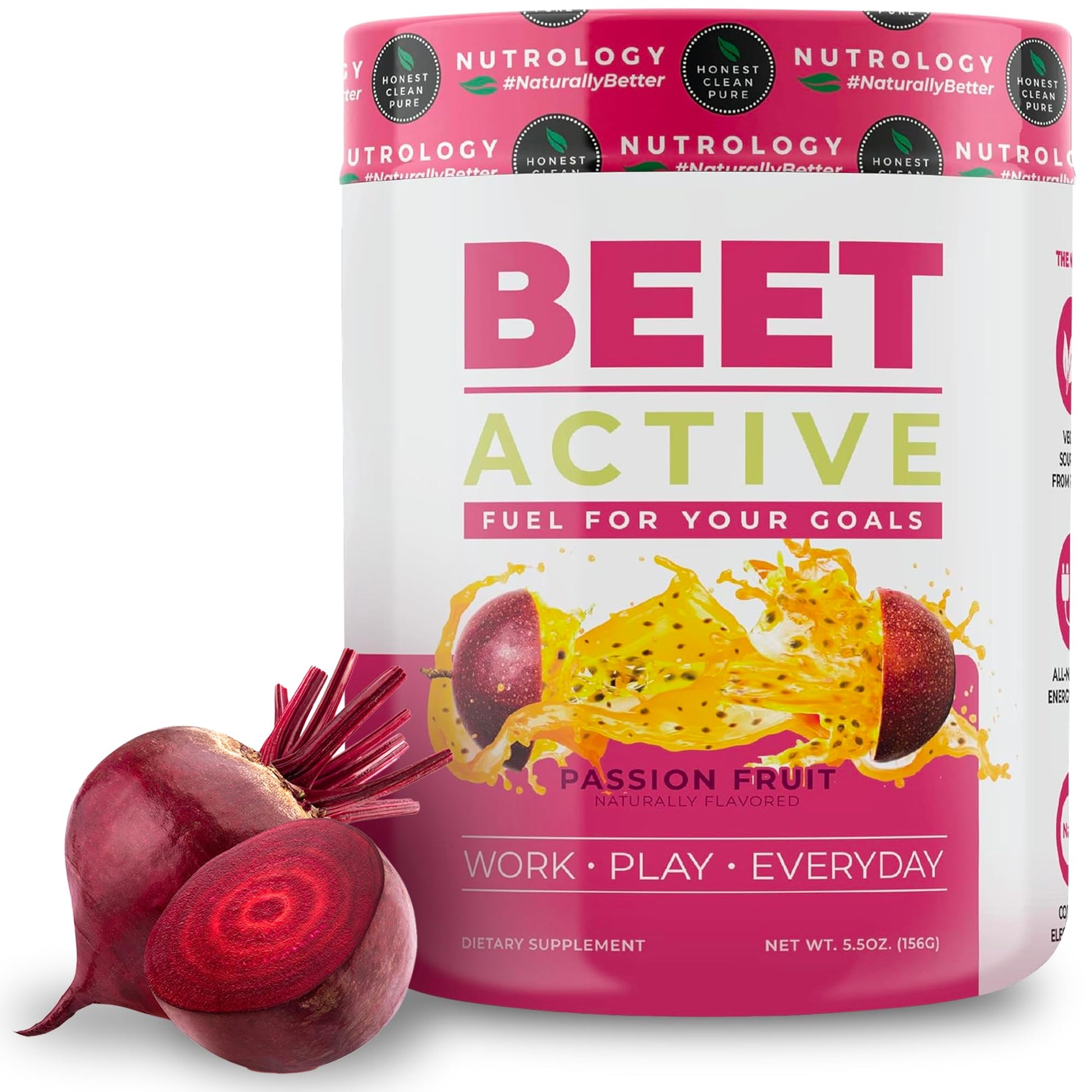Nutrology Beet Active, Natural Pre-Workout Powder, Supports Energy, Endurance & Nitric Nutrology uk supplements