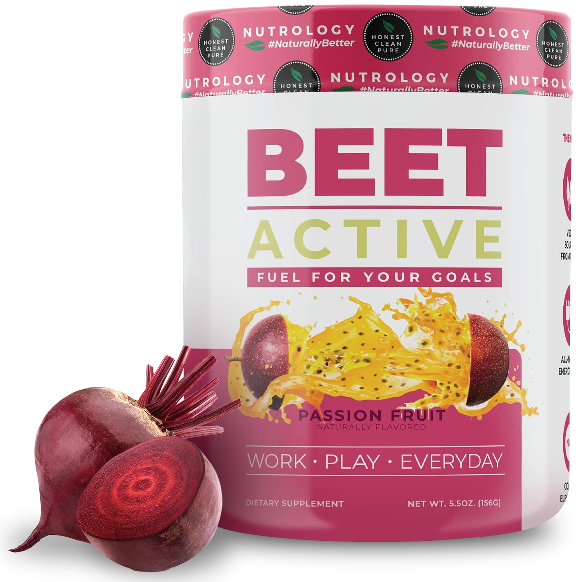 Nutrology Beet Active, Natural Pre-Workout Powder, Supports Energy, Endurance & Nitric Nutrology uk supplements
