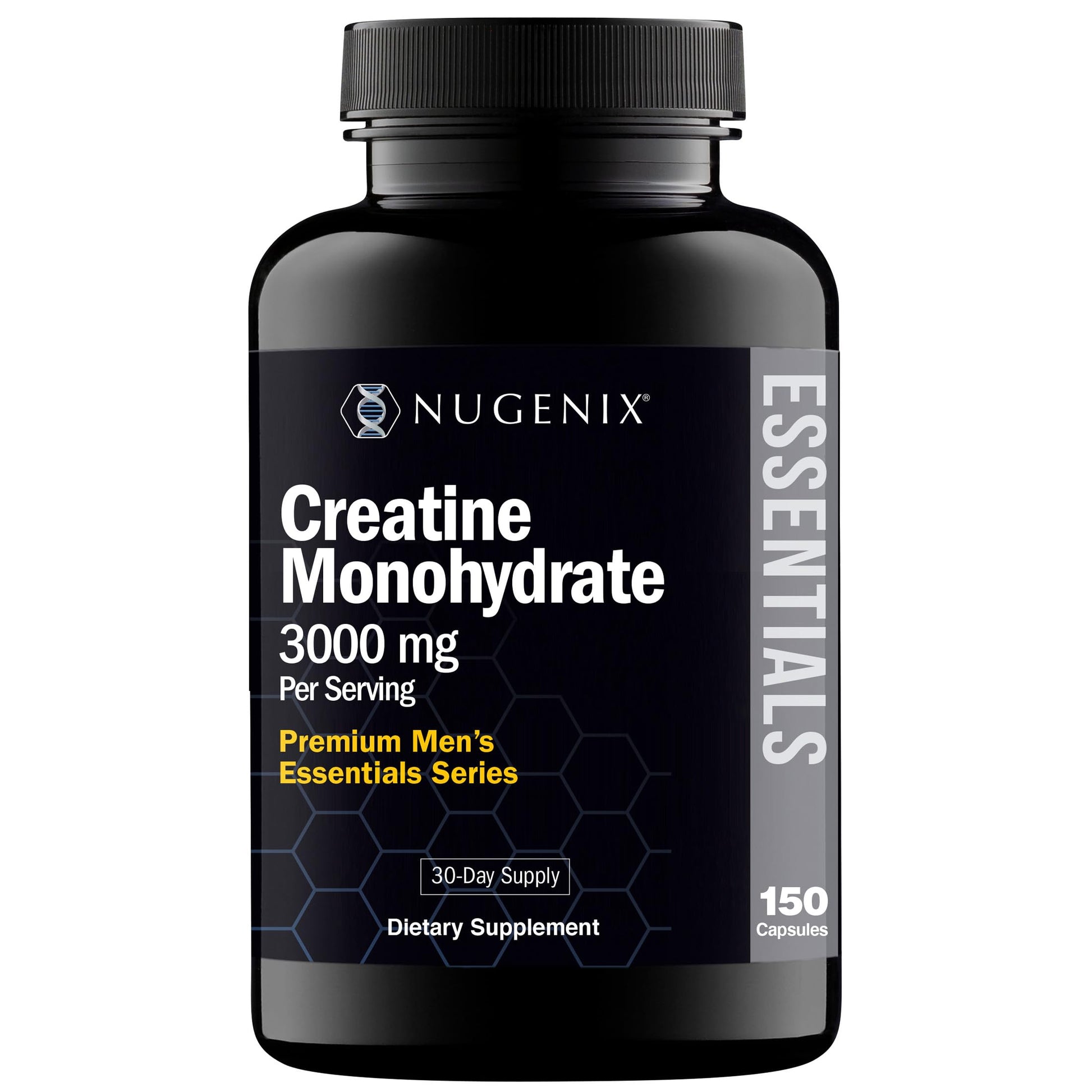 Nugenix Essentials Premium Creatine Monohydrate Pills Supplement, 3000mg, 150 Capsules Nugenix uk supplements