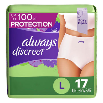 Always Discreet Adult Incontinence & Postpartum Underwear for Women Always Discreet uk supplements