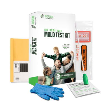 Microbial Mold Test Kit for Home - Indoor Air Quality and Surface Testing - Detects Black Mold, Mildew, and Fungi - Air and Surface Mold Detection Kit with Lab Analysis Included MICROBIAL MAINTENANCE uk supplements