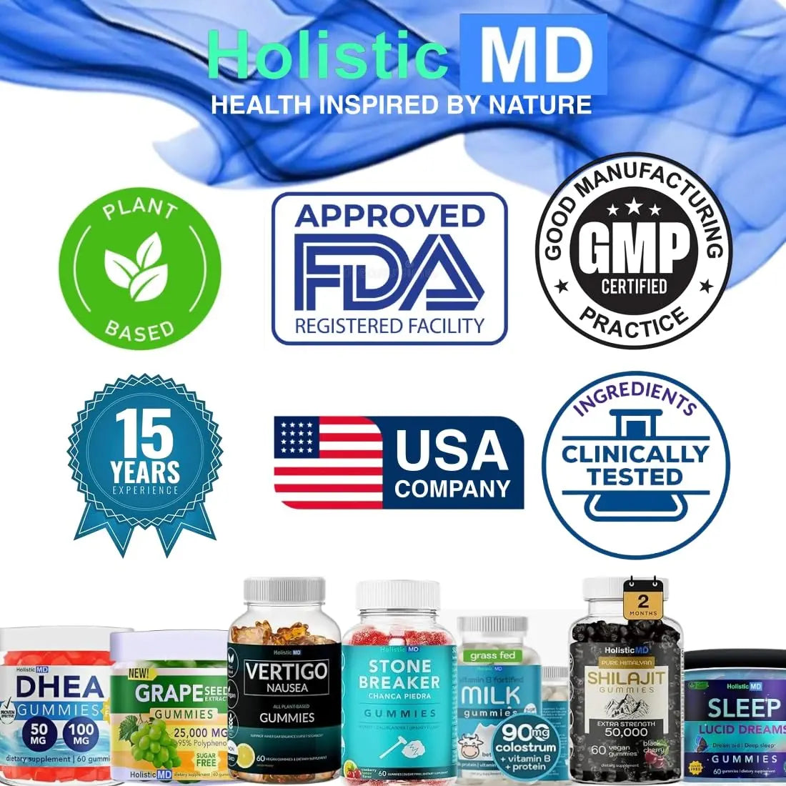 Holistic MD Stone Breaker Chanca Piedra 1,500mg Gummies Kidney Stones Cleanse Gallbladder Formula | Plus Cranberry Extract Might Help Urinary Tract Flush Impurities | Fast Absorption Sugar Free 60ct Holistic MD uk supplements