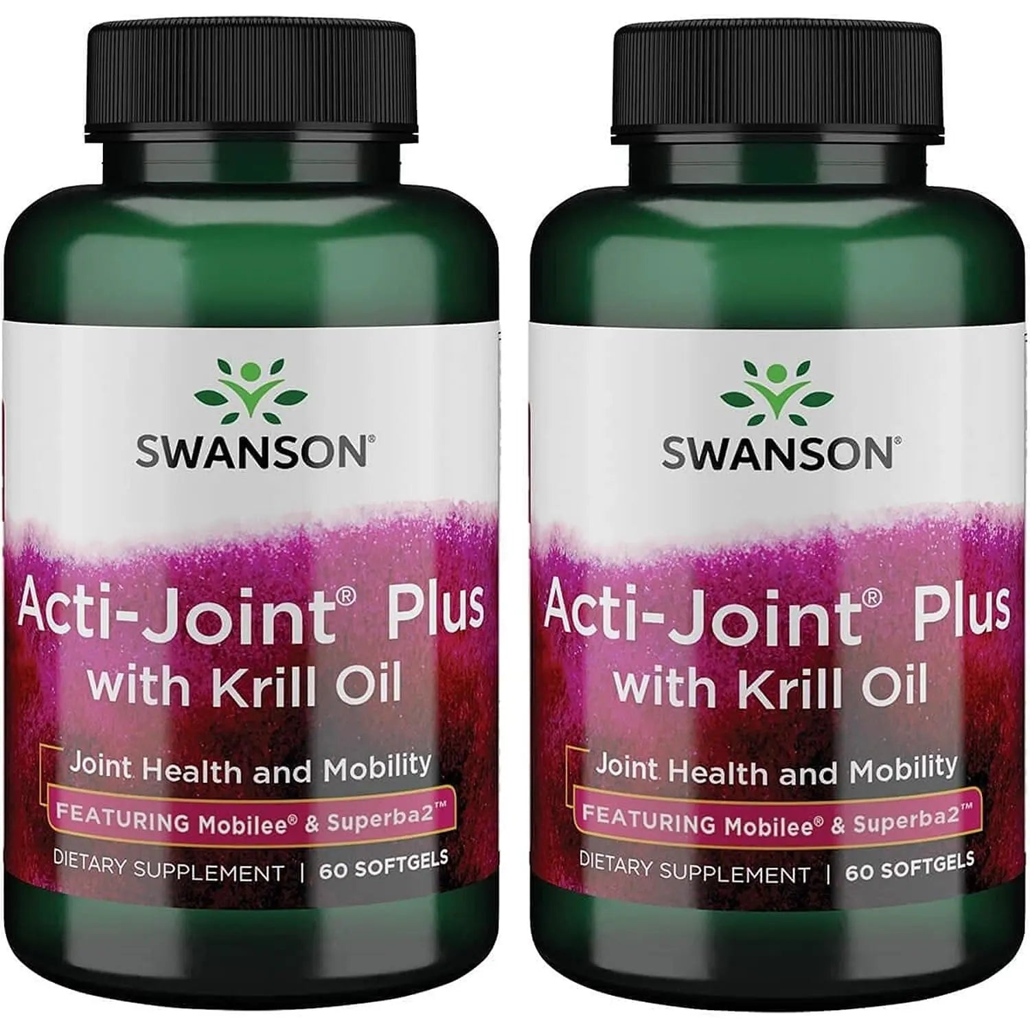 Swanson Acti-Joint Plus with Krill Oil 60 Sgels (2 Pack) Swanson uk supplements